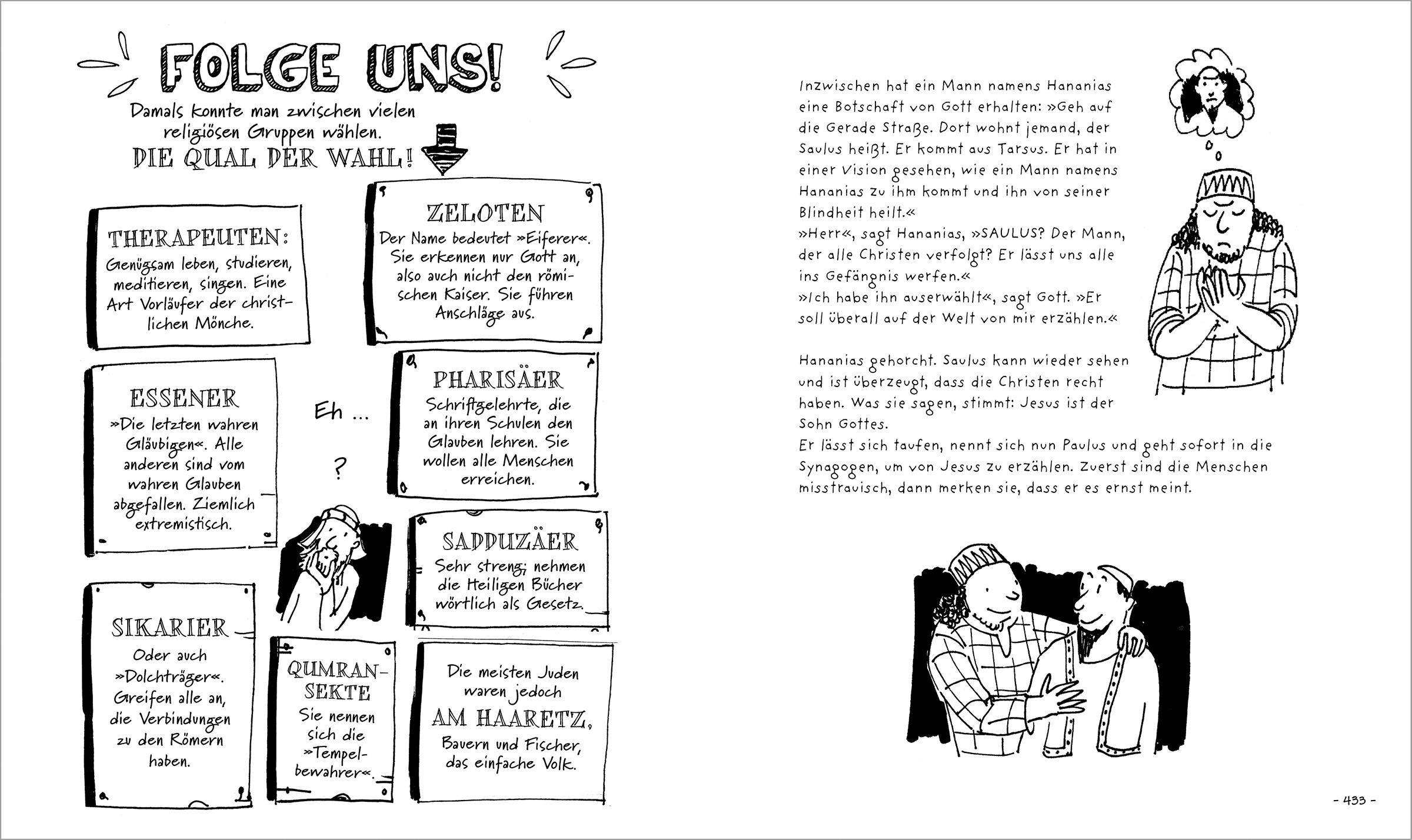 Beispielinhalt (Bild) Die Bibel. Graphic Novel