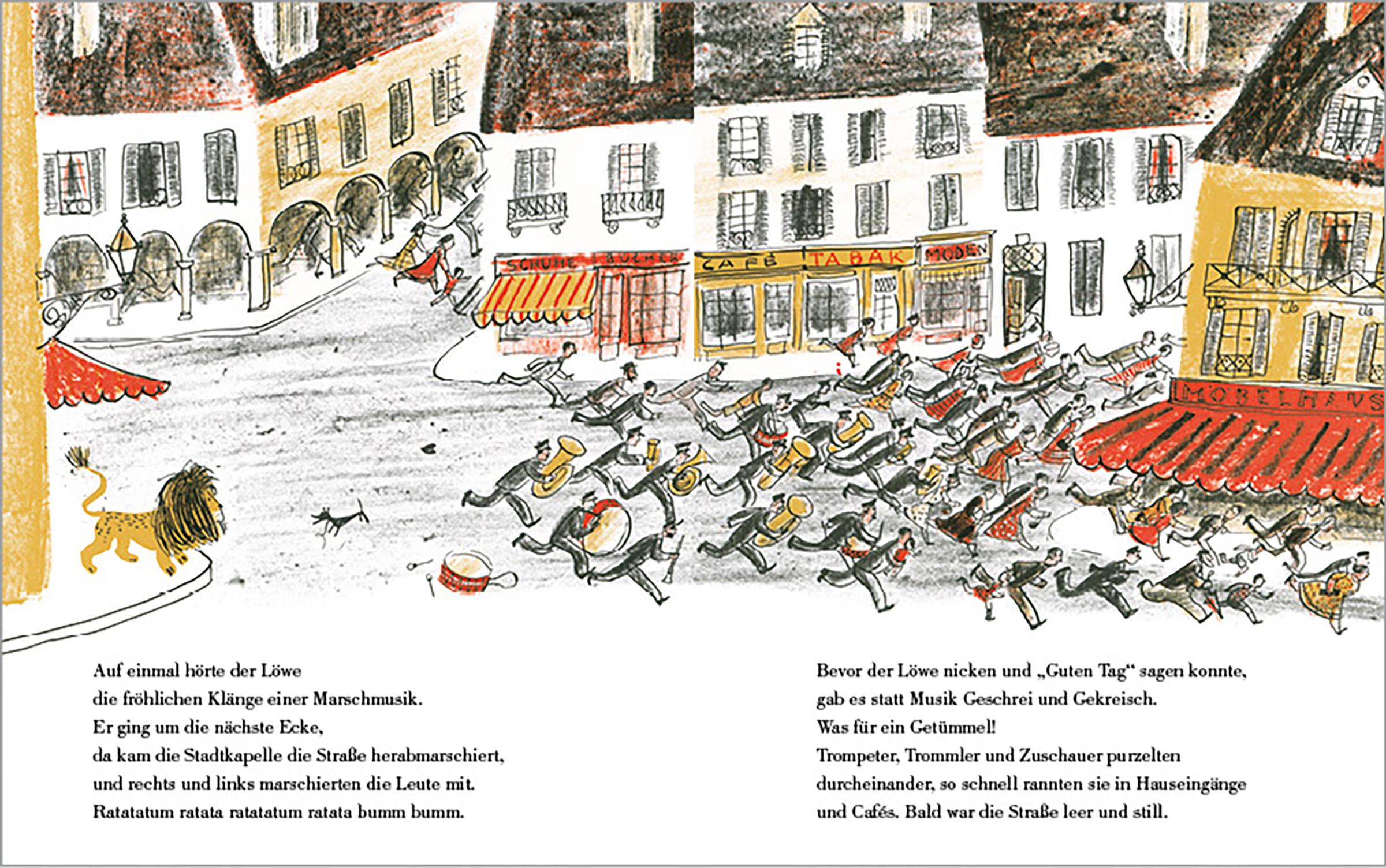 Beispielinhalt (Bild) Der Glückliche Löwe (Pappbilderbuch)