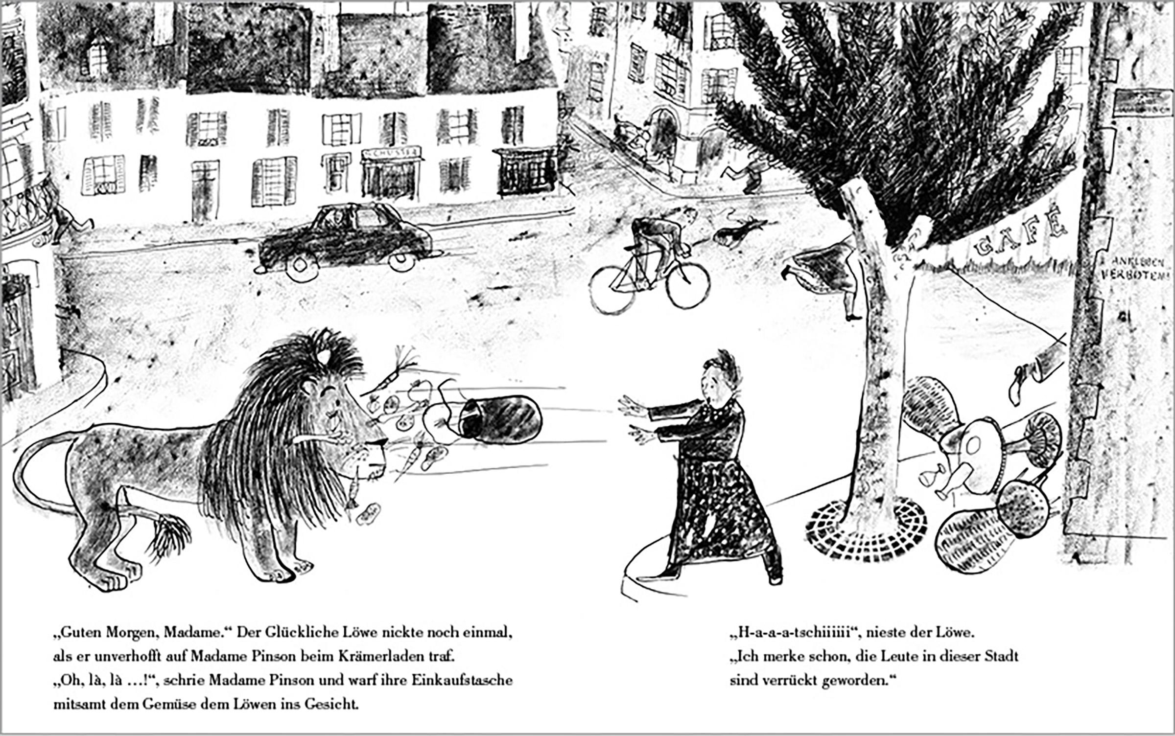 Beispielinhalt (Bild) Der Glückliche Löwe (Pappbilderbuch)