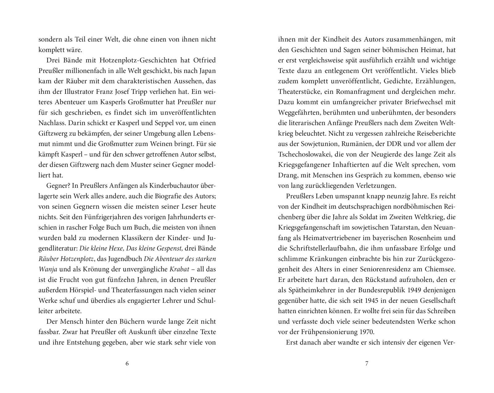 Beispielinhalt (Bild) Otfried Preußler
