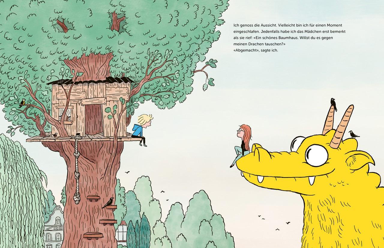 Beispielinhalt (Bild) So kam das mit dem Drachen