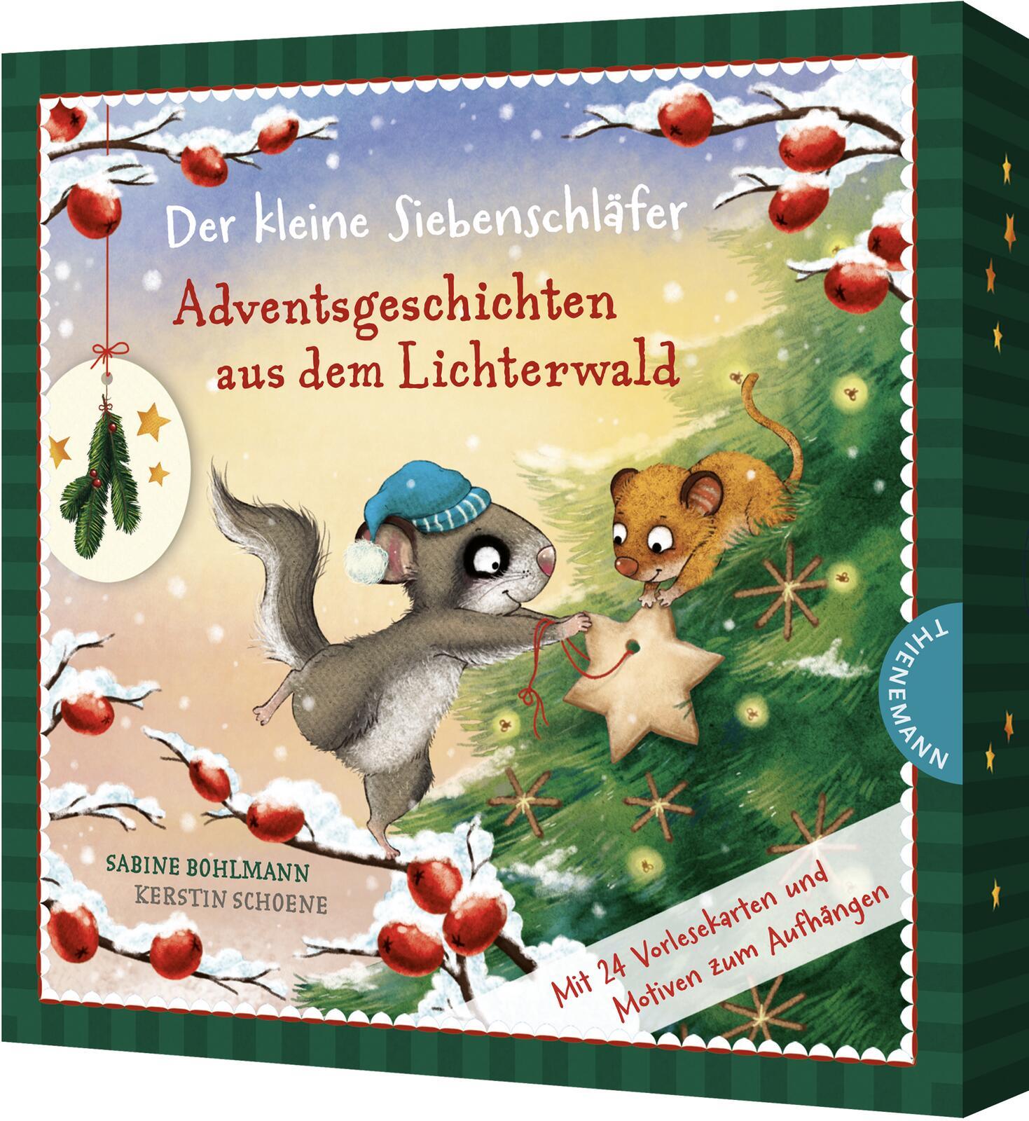 Vorderes Coverbild Der kleine Siebenschläfer: Adventsgeschichten aus dem Lichterwald
