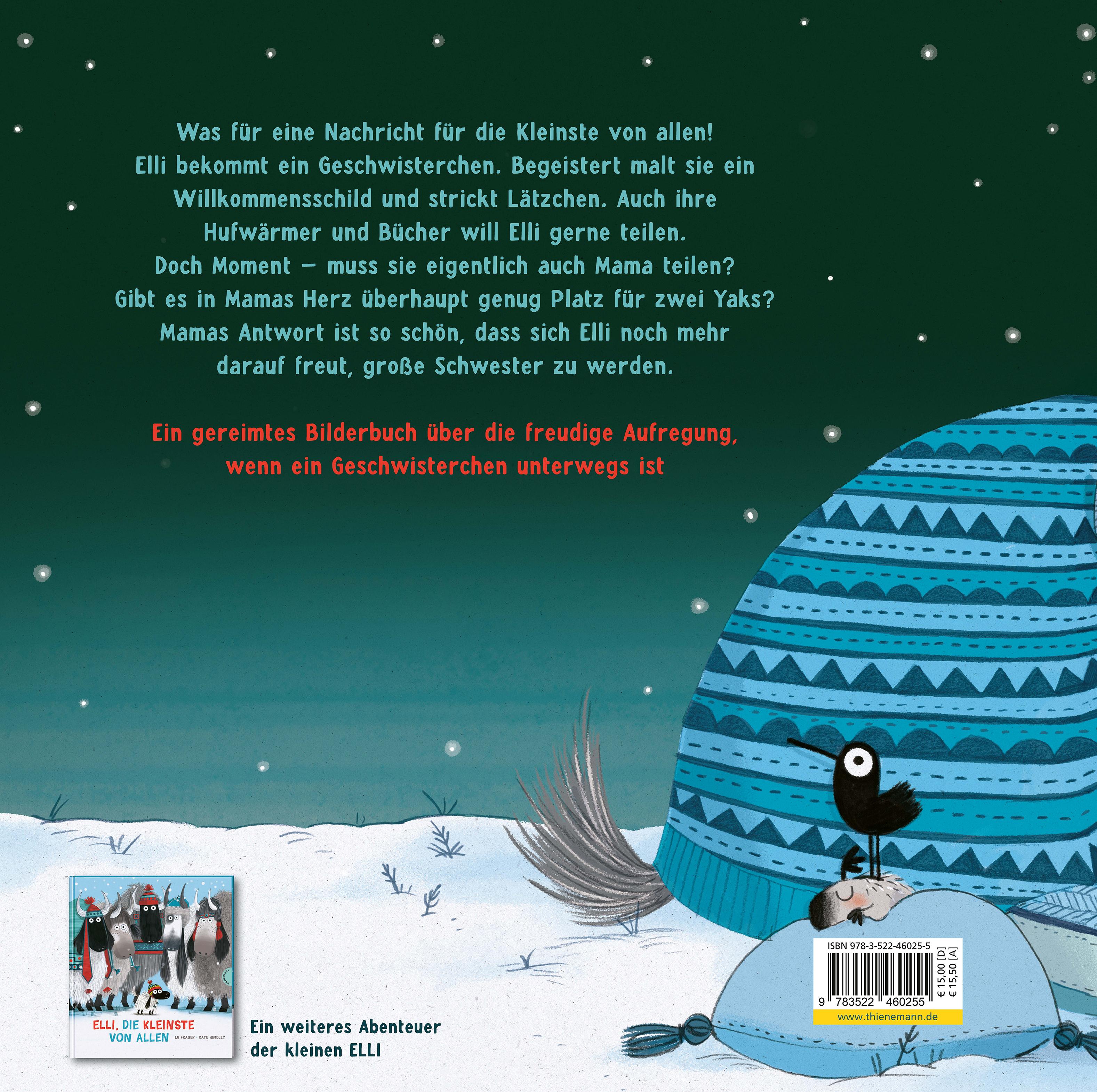 Rückseitencover Elli, das kleine Yak 2: Kleine Elli, große Schwester