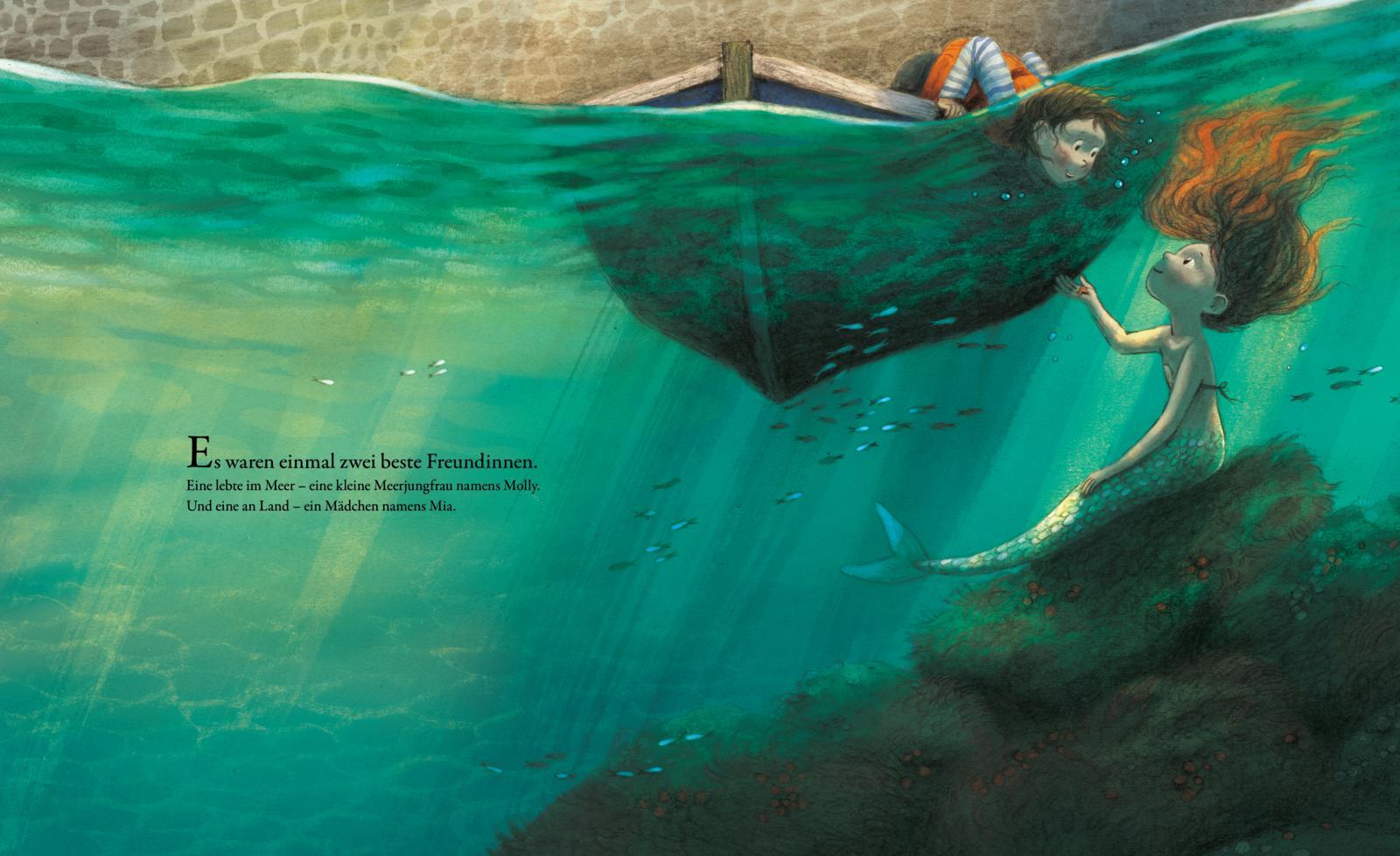 Beispielinhalt (Bild) Mia und die kleine Meerjungfrau