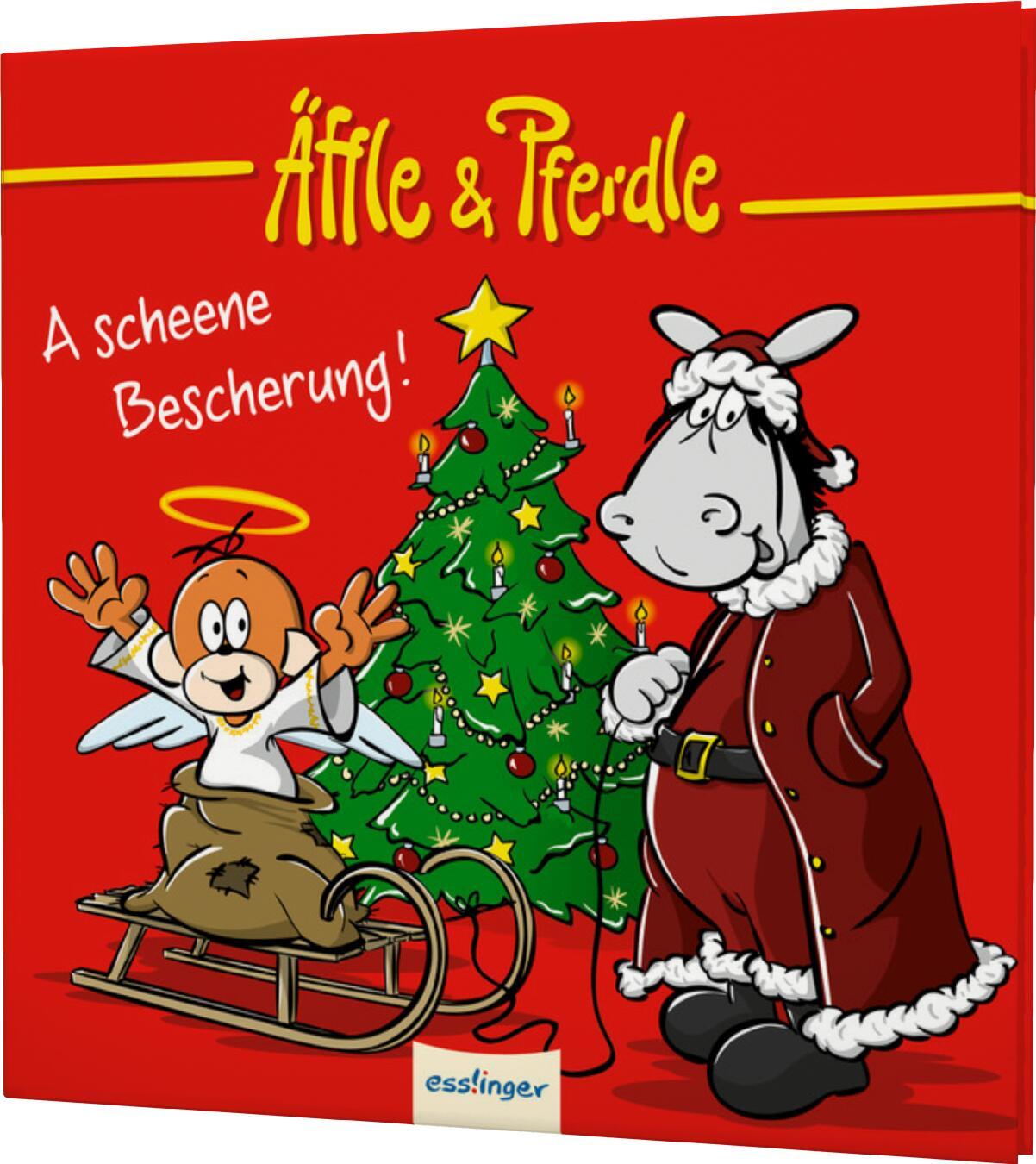 Vorderes Coverbild Äffle & Pferdle: A scheene Bescherung!