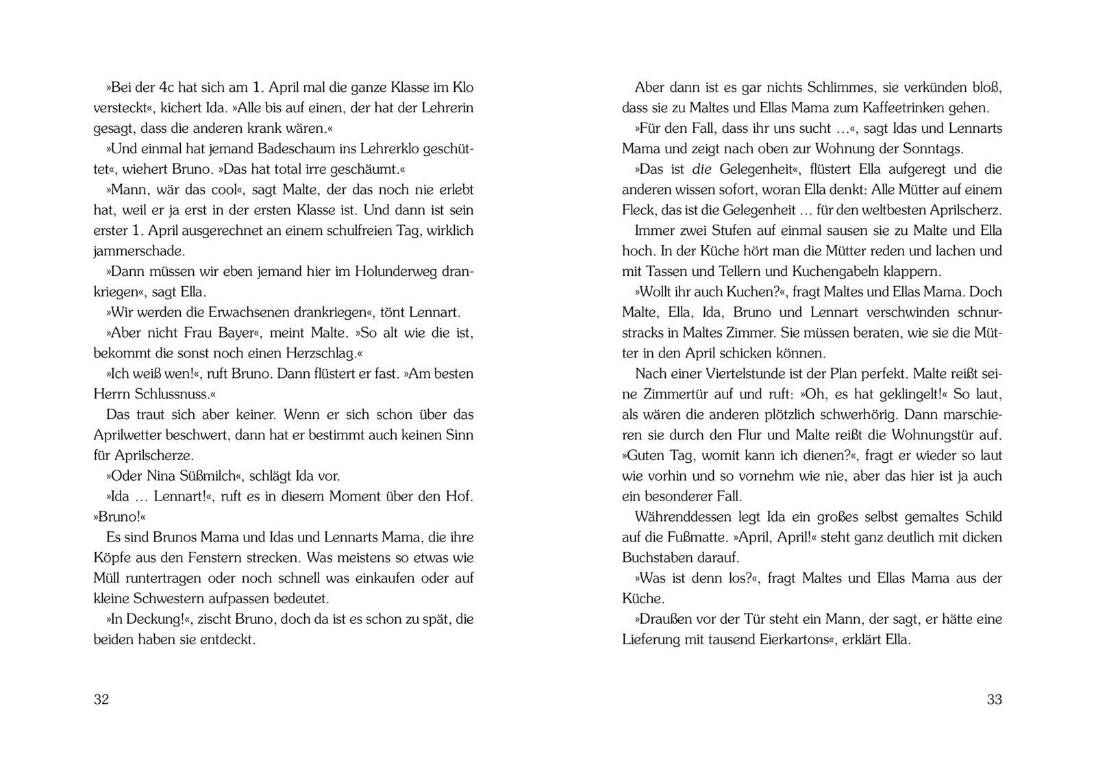 Beispielinhalt (Bild) Holunderweg: Ein Jahr im Holunderweg