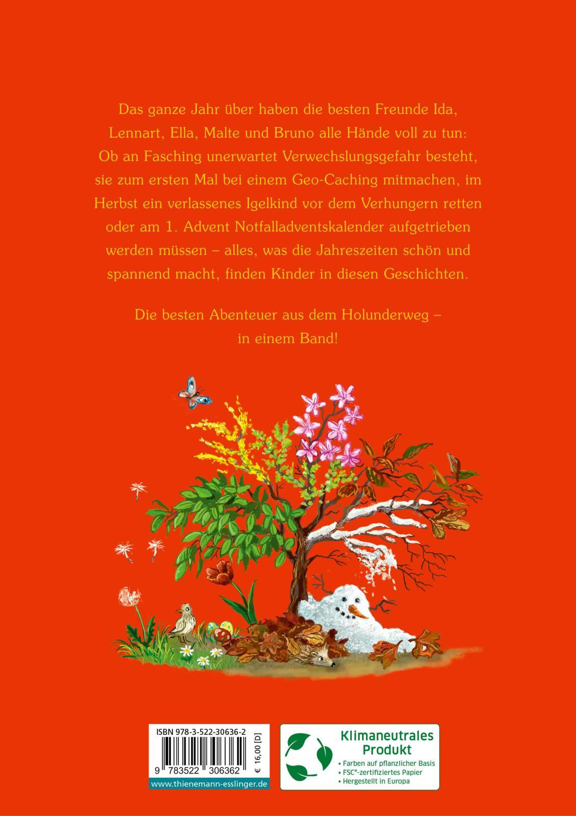 Rückseitencover Holunderweg: Ein Jahr im Holunderweg