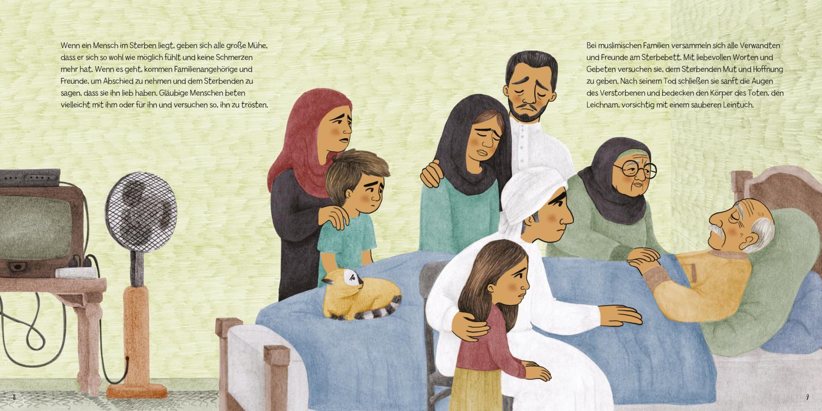 Beispielinhalt (Bild) Weltkugel 9: Manchmal muss man Abschied nehmen