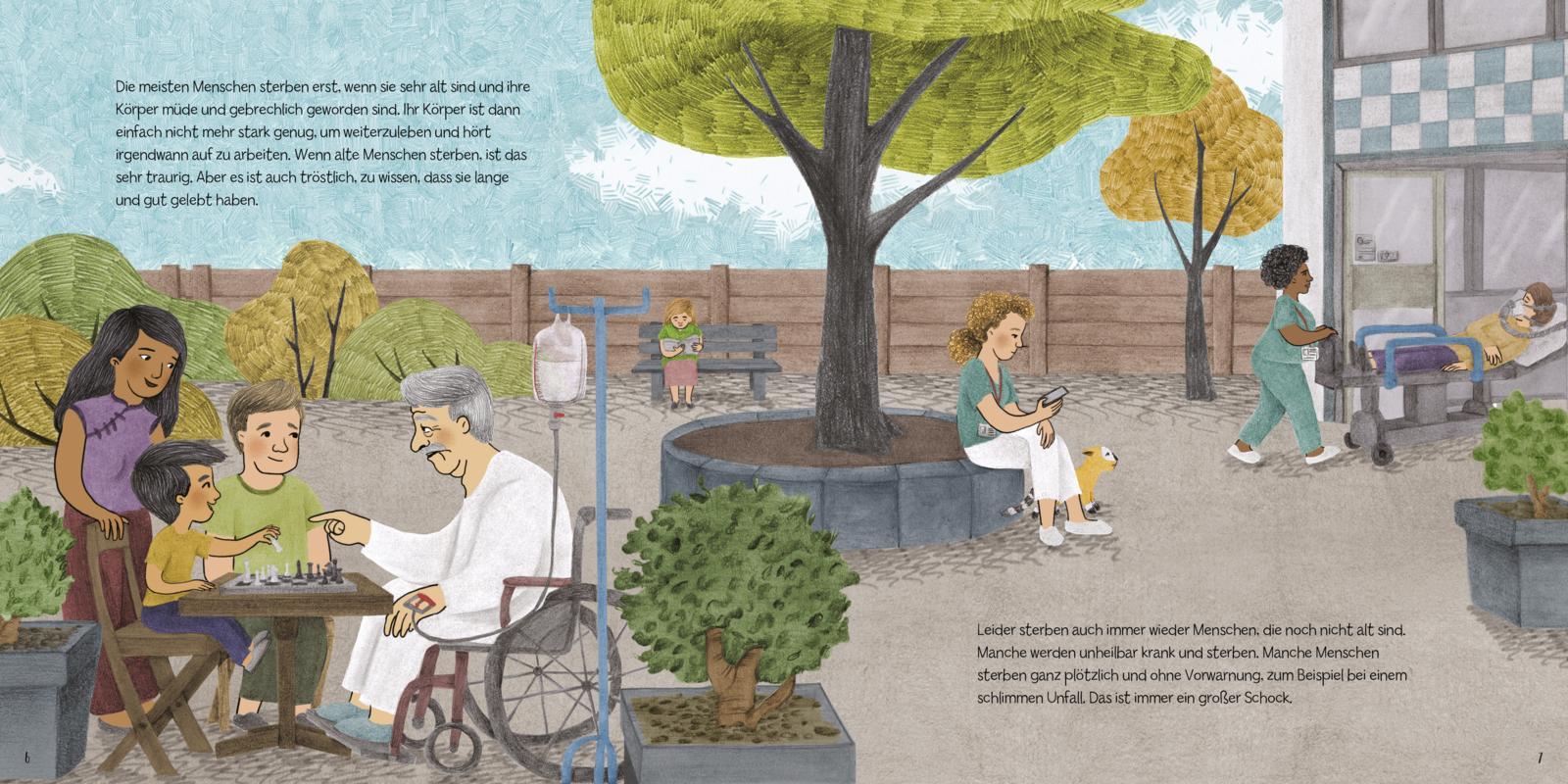 Beispielinhalt (Bild) Weltkugel 9: Manchmal muss man Abschied nehmen