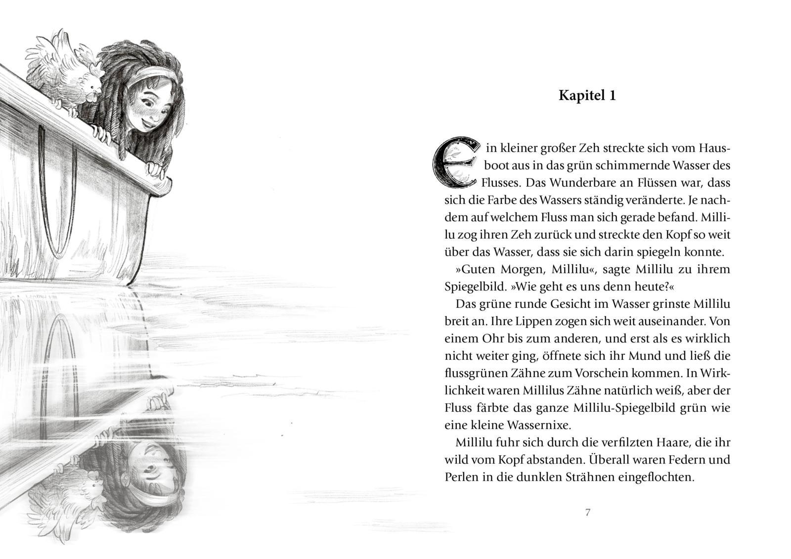 Beispielinhalt (Bild) Flusskind 2: Millilu und der Duft der Farben