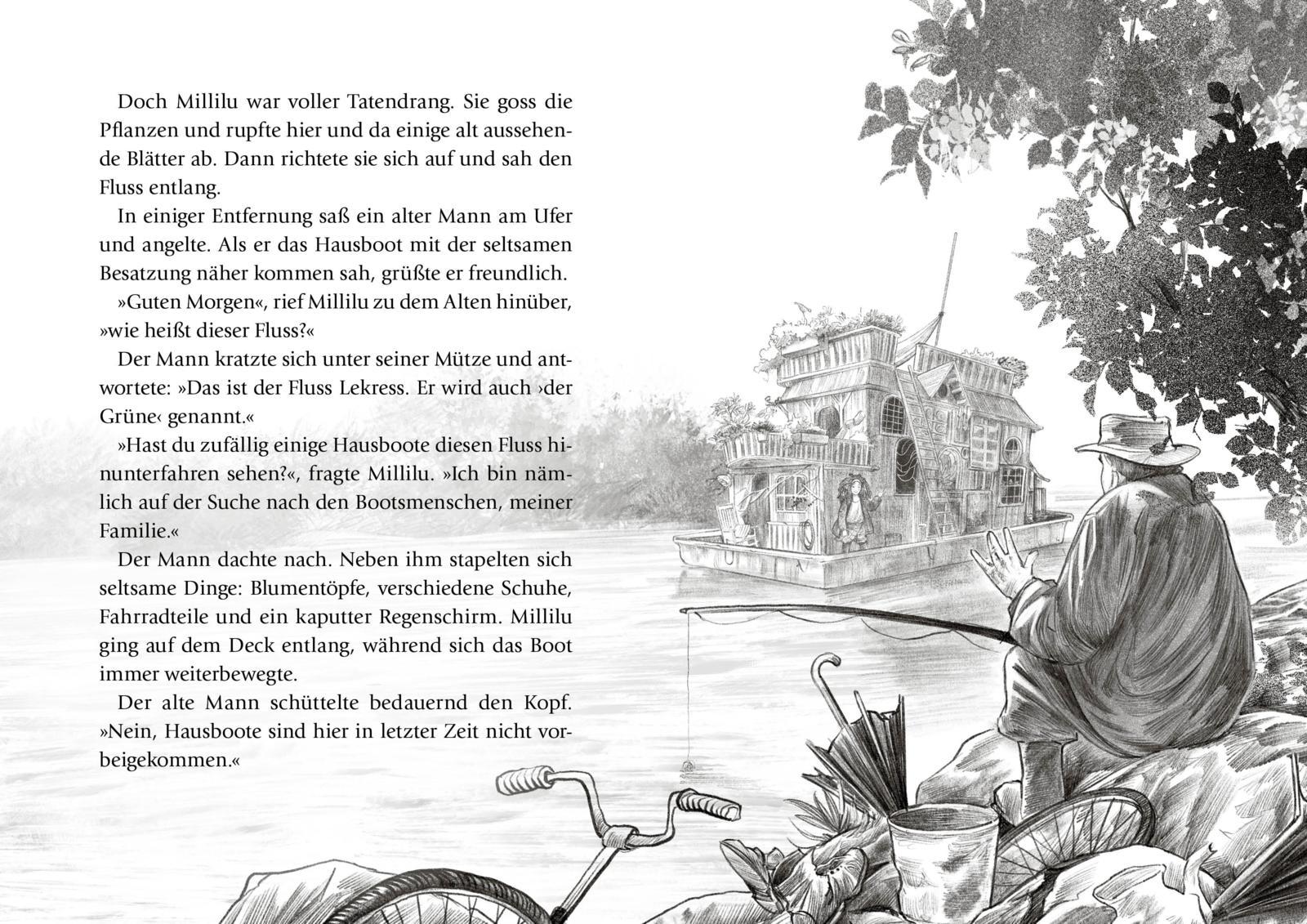 Beispielinhalt (Bild) Flusskind 2: Millilu und der Duft der Farben