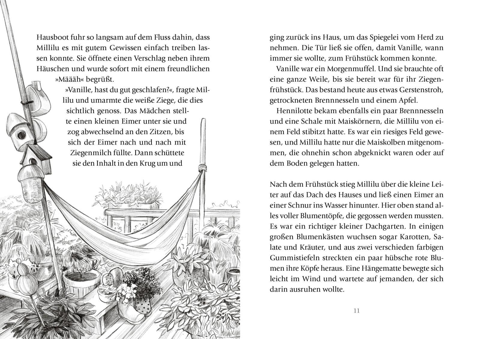 Beispielinhalt (Bild) Flusskind 2: Millilu und der Duft der Farben