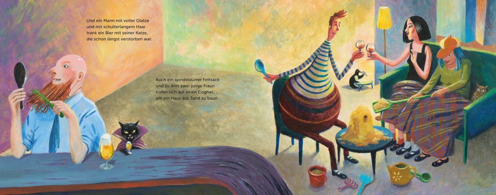 Beispielinhalt (Bild) Dunkel war's, der Mond schien helle