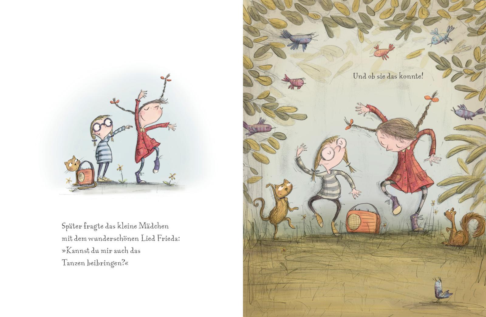 Beispielinhalt (Bild) Frieda tanzt