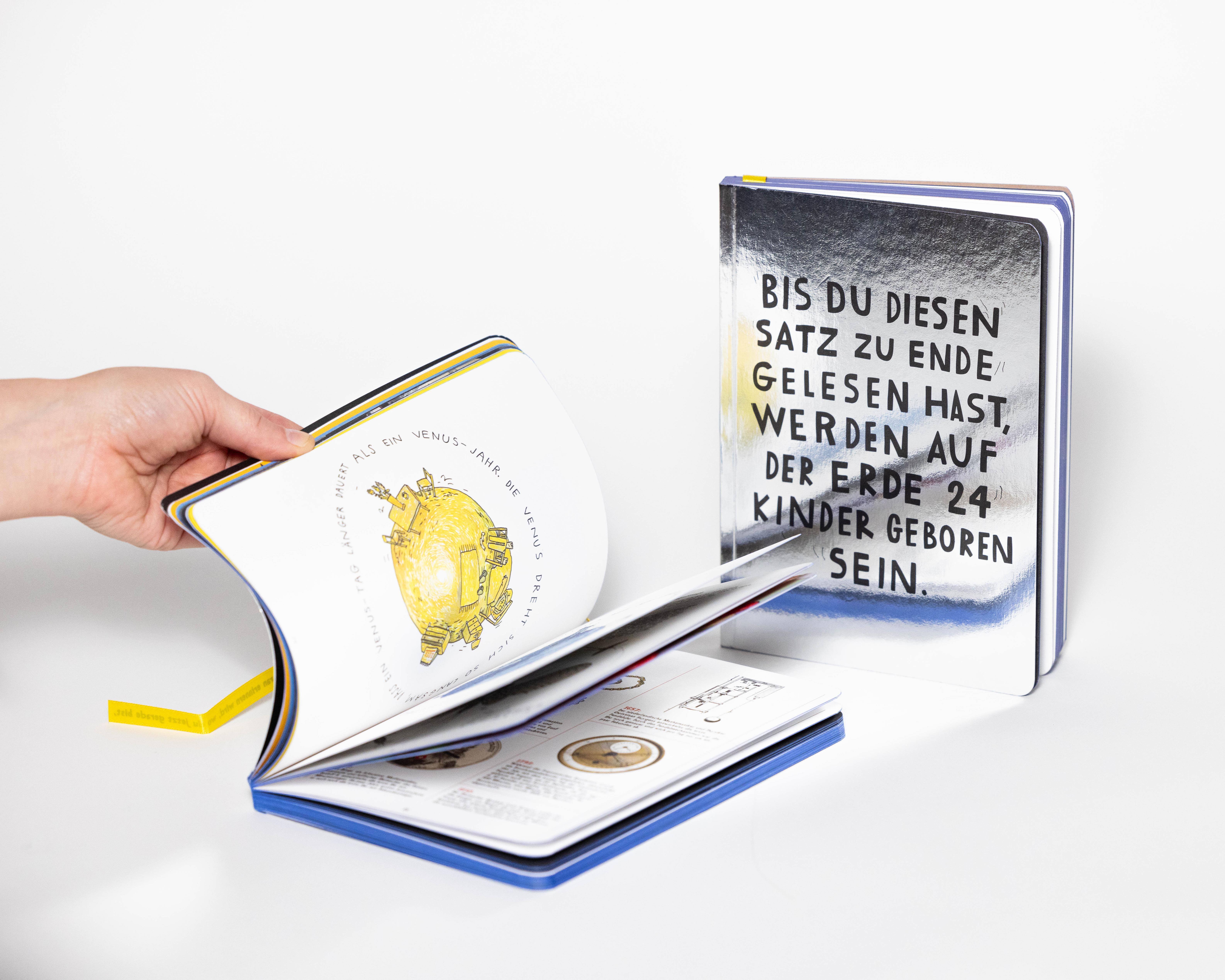 Beispielinhalt (Bild) Jetzt. Bis Du diesen Satz zu Ende gelesen hast, werden auf der Erde 24 Kinder geboren sein.