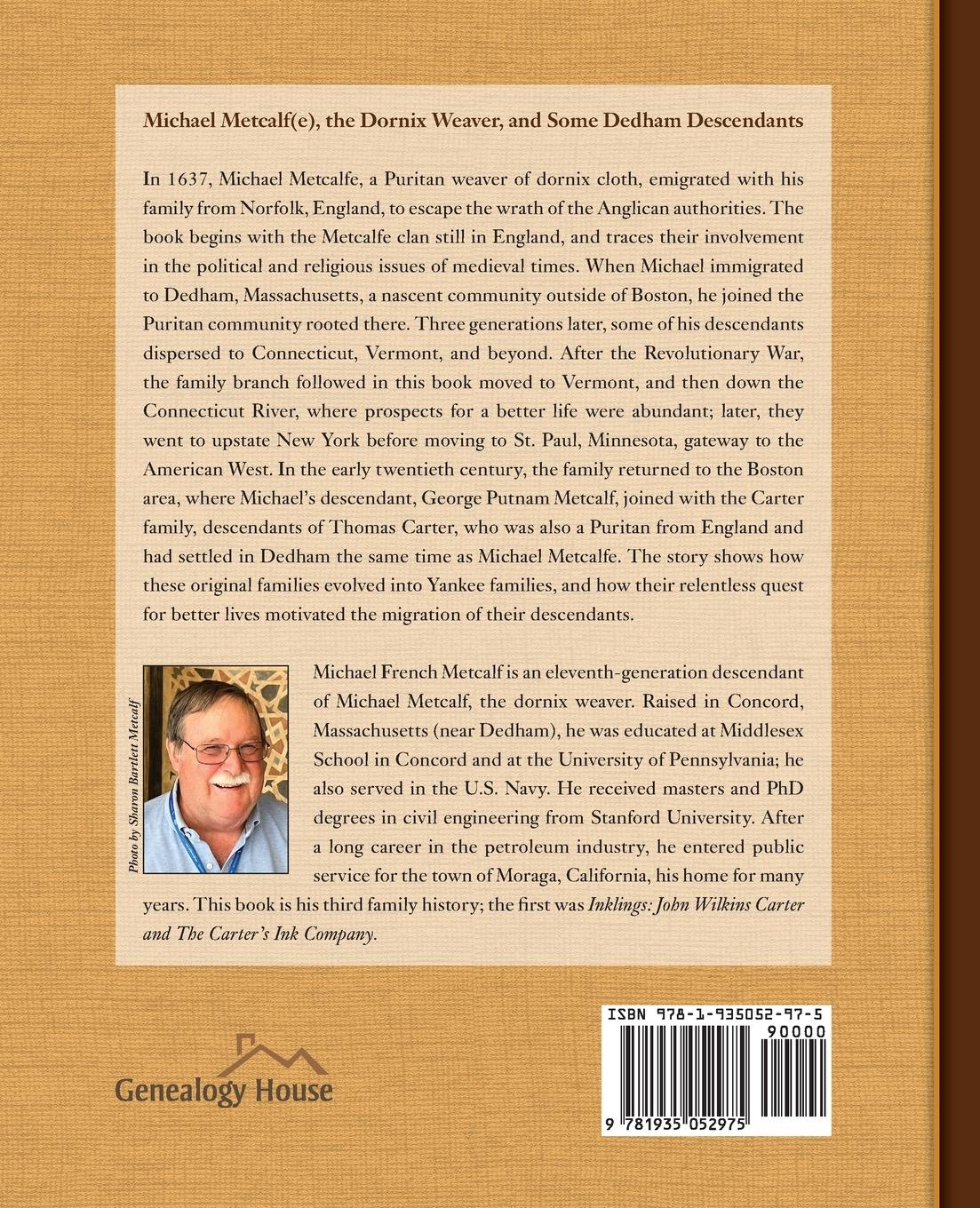 Rückseitencover Michael Metcalf(e) the Dornix Weaver and Some Dedham Descendants