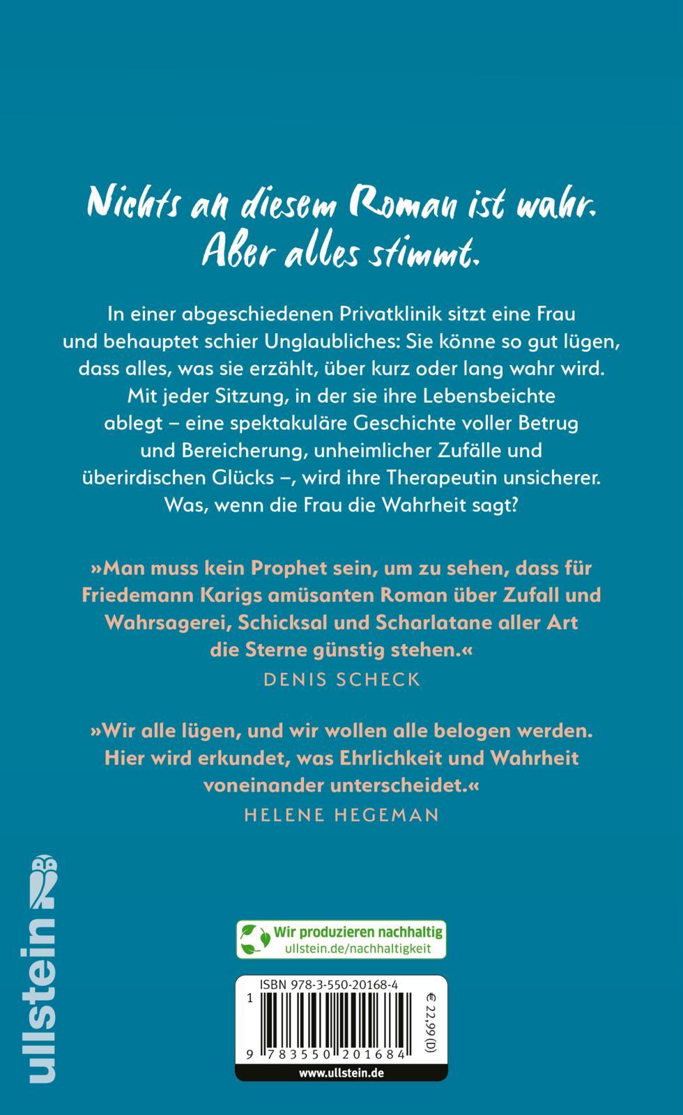 Rückseitencover Die Lügnerin