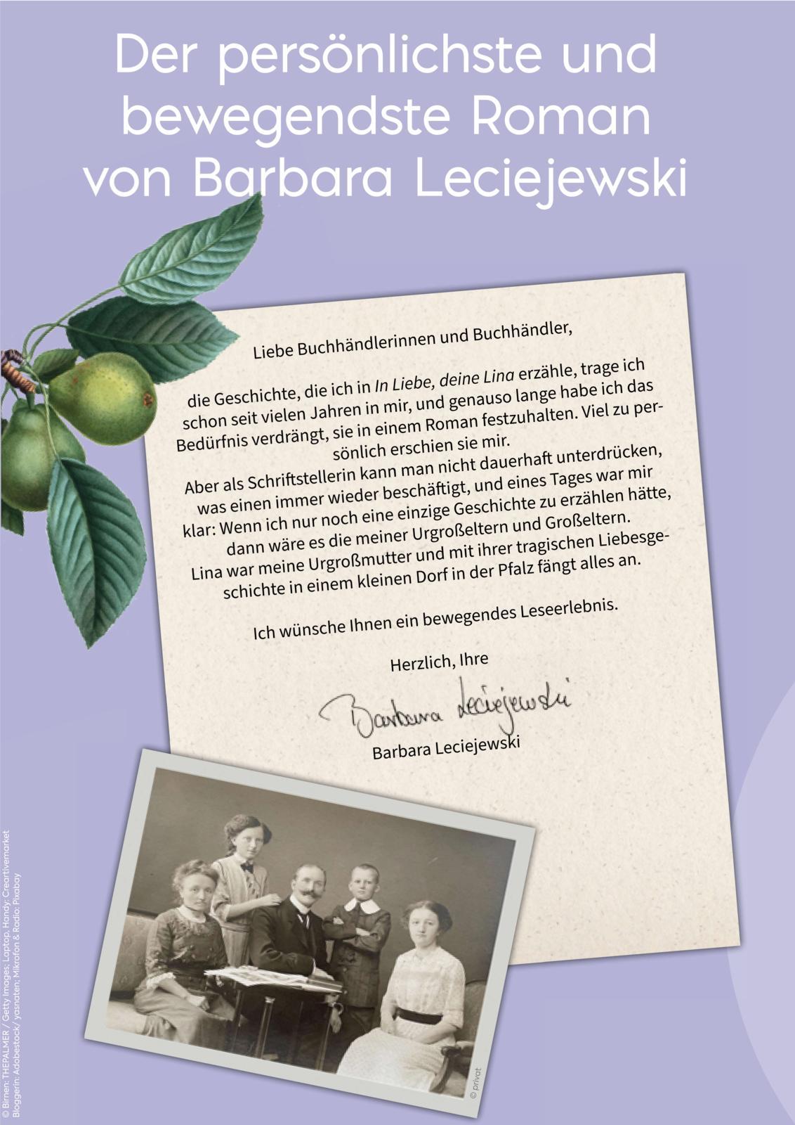 Beispielinhalt (Bild) In Liebe, deine Lina