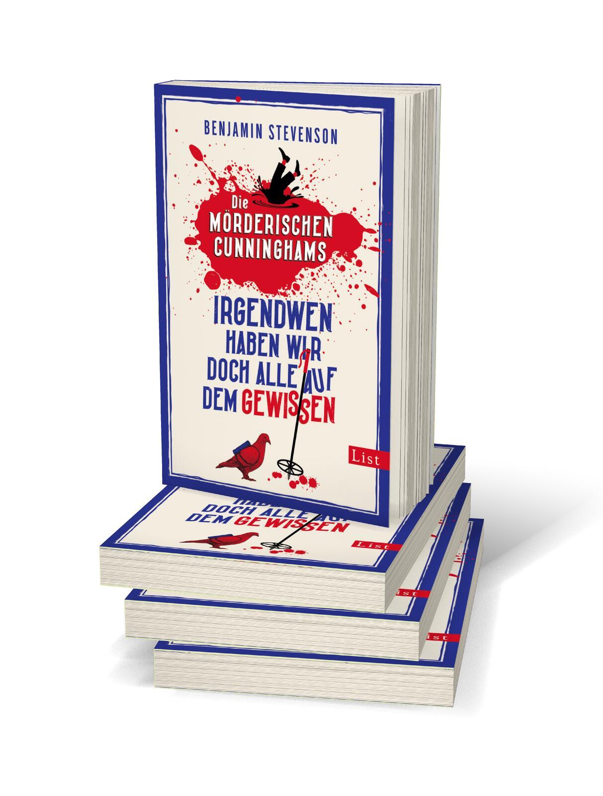 Beispielinhalt (Bild) Die mörderischen Cunninghams. Irgendwen haben wir doch alle auf dem Gewissen