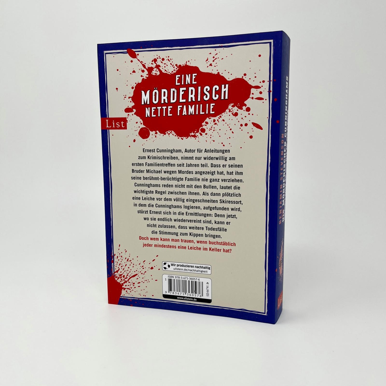 Beispielinhalt (Bild) Die mörderischen Cunninghams. Irgendwen haben wir doch alle auf dem Gewissen