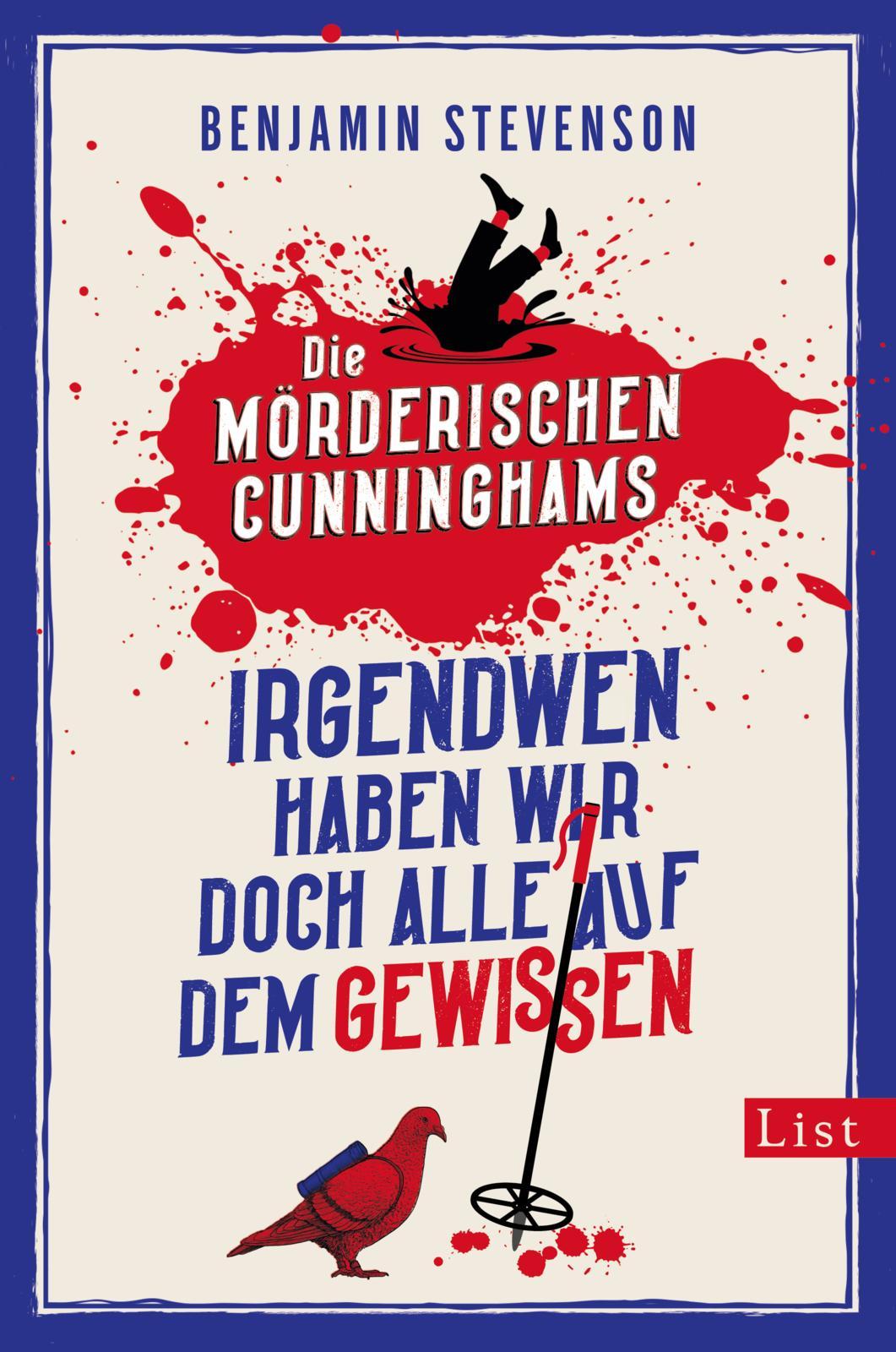 Vorderes Coverbild Die mörderischen Cunninghams. Irgendwen haben wir doch alle auf dem Gewissen