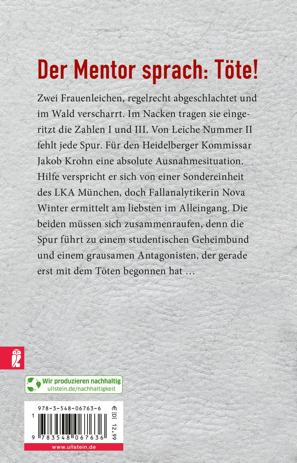 Rückseitencover Der Mentor