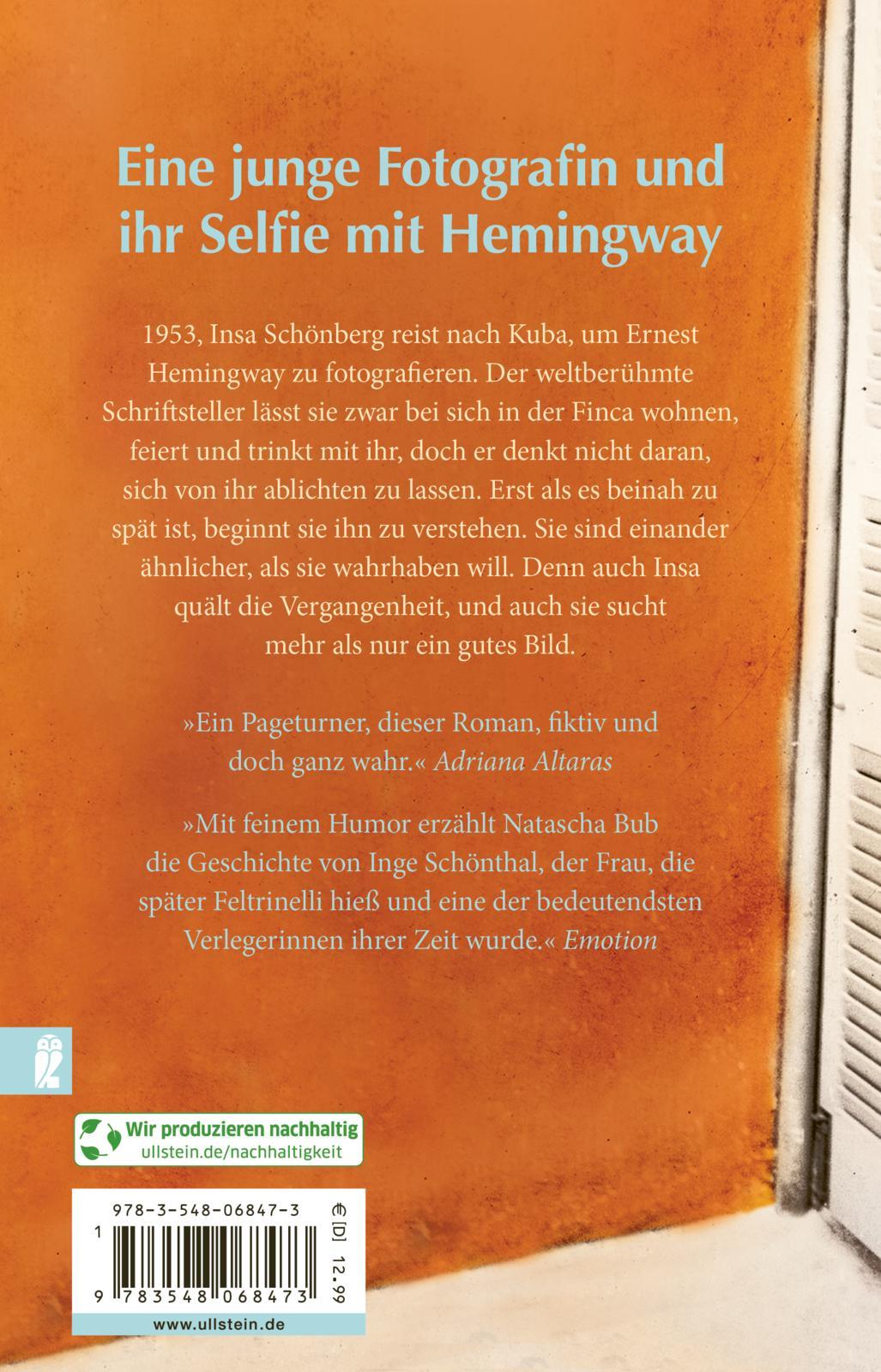 Rückseitencover Ein Bild von einer Frau