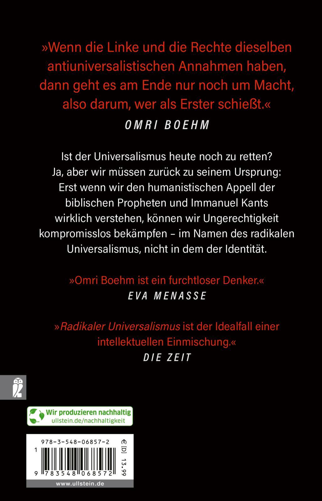 Rückseitencover Radikaler Universalismus