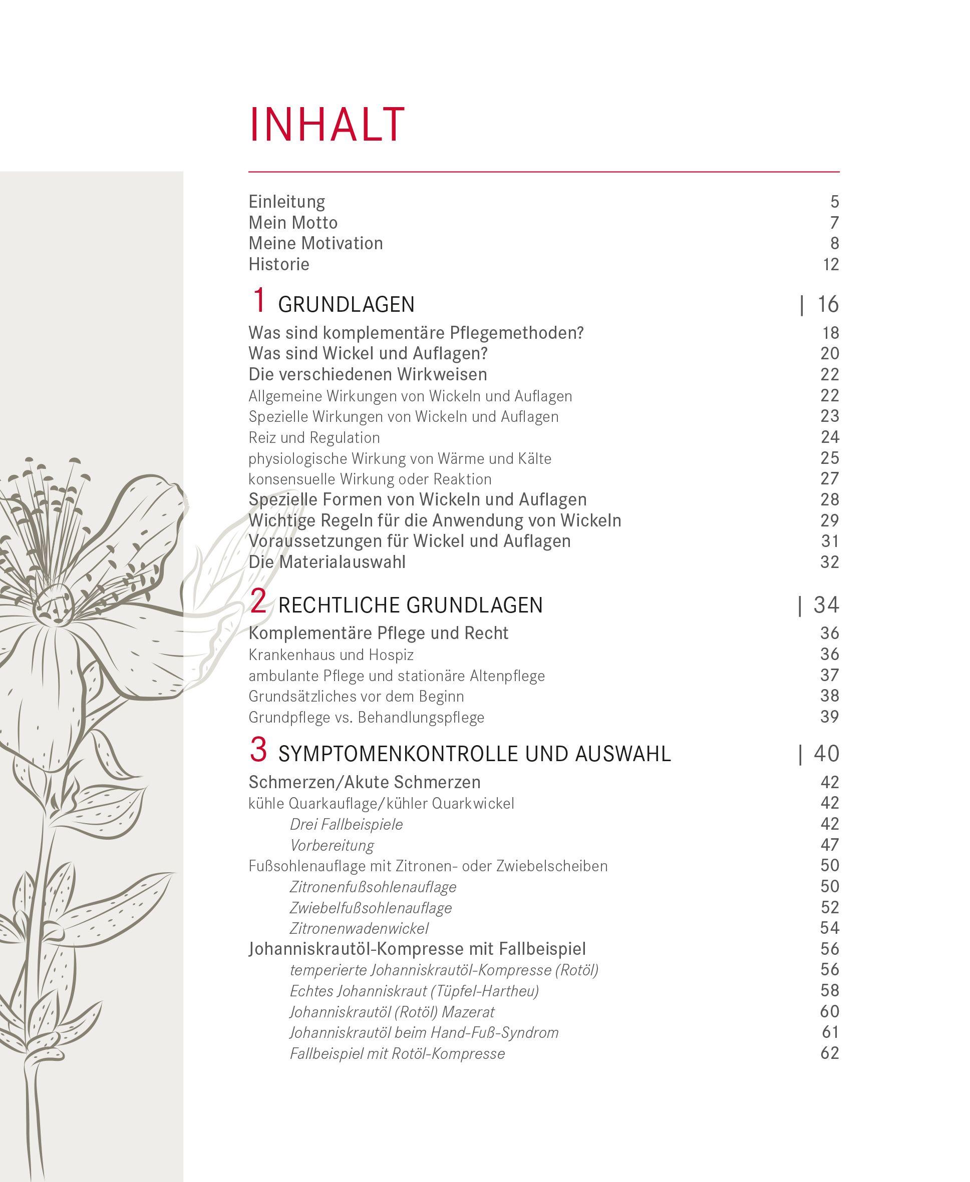 Beispielinhalt (Bild) Wickel und Auflagen