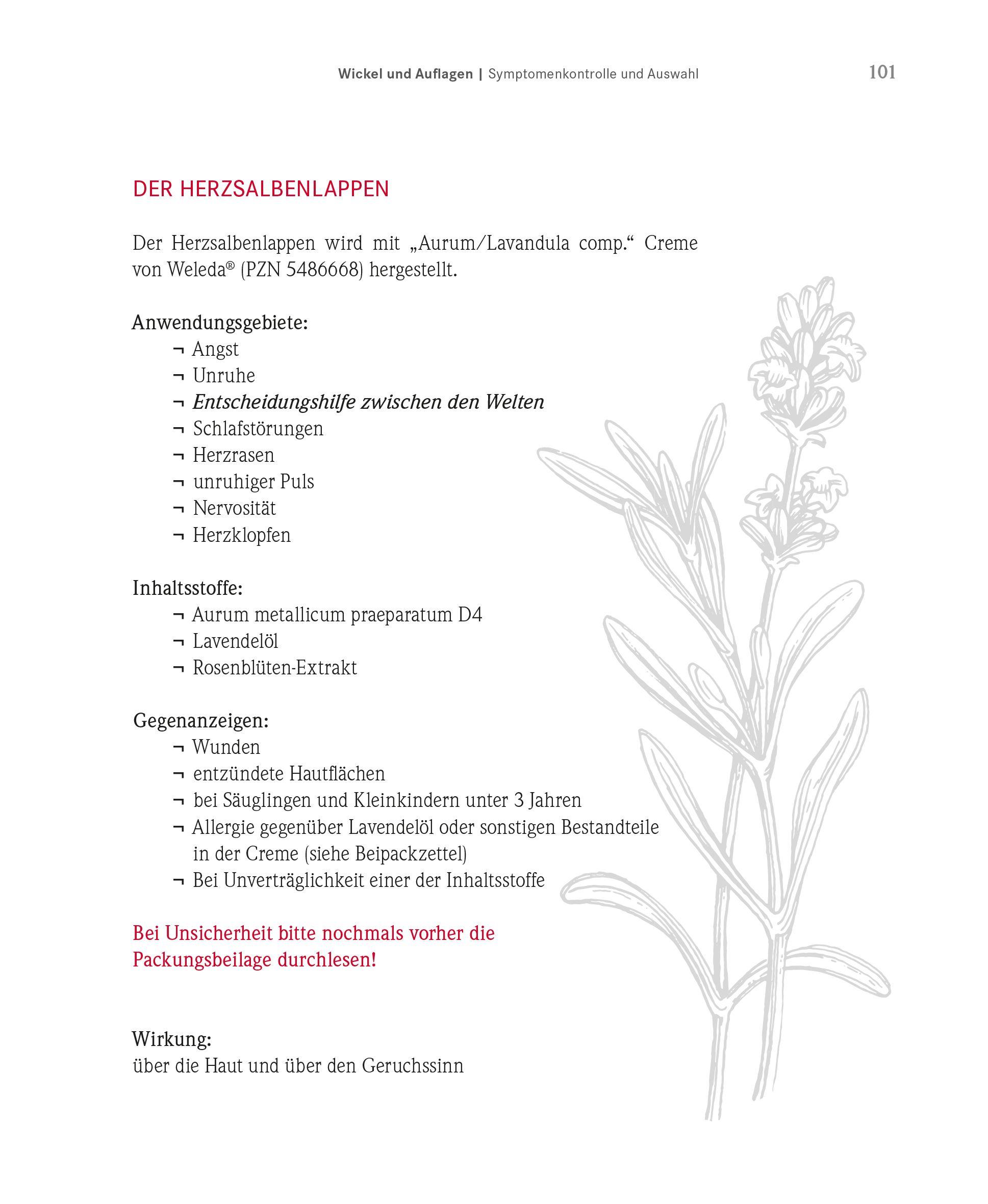 Beispielinhalt (Bild) Wickel und Auflagen