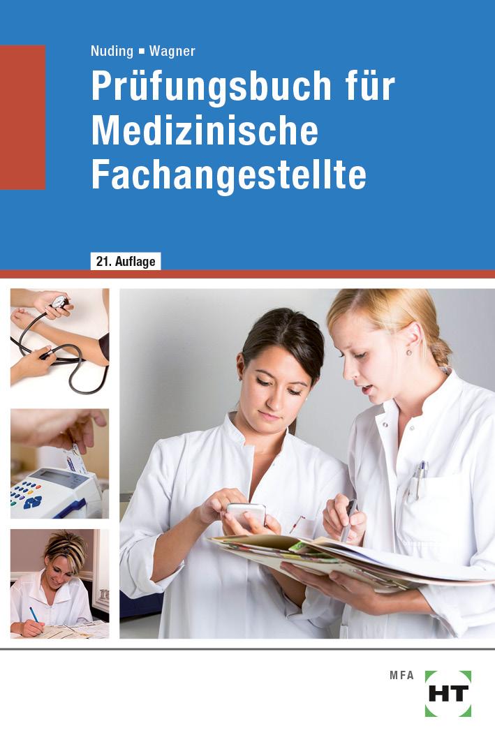 Vorderes Coverbild Prüfungsbuch für Medizinische Fachangestellte