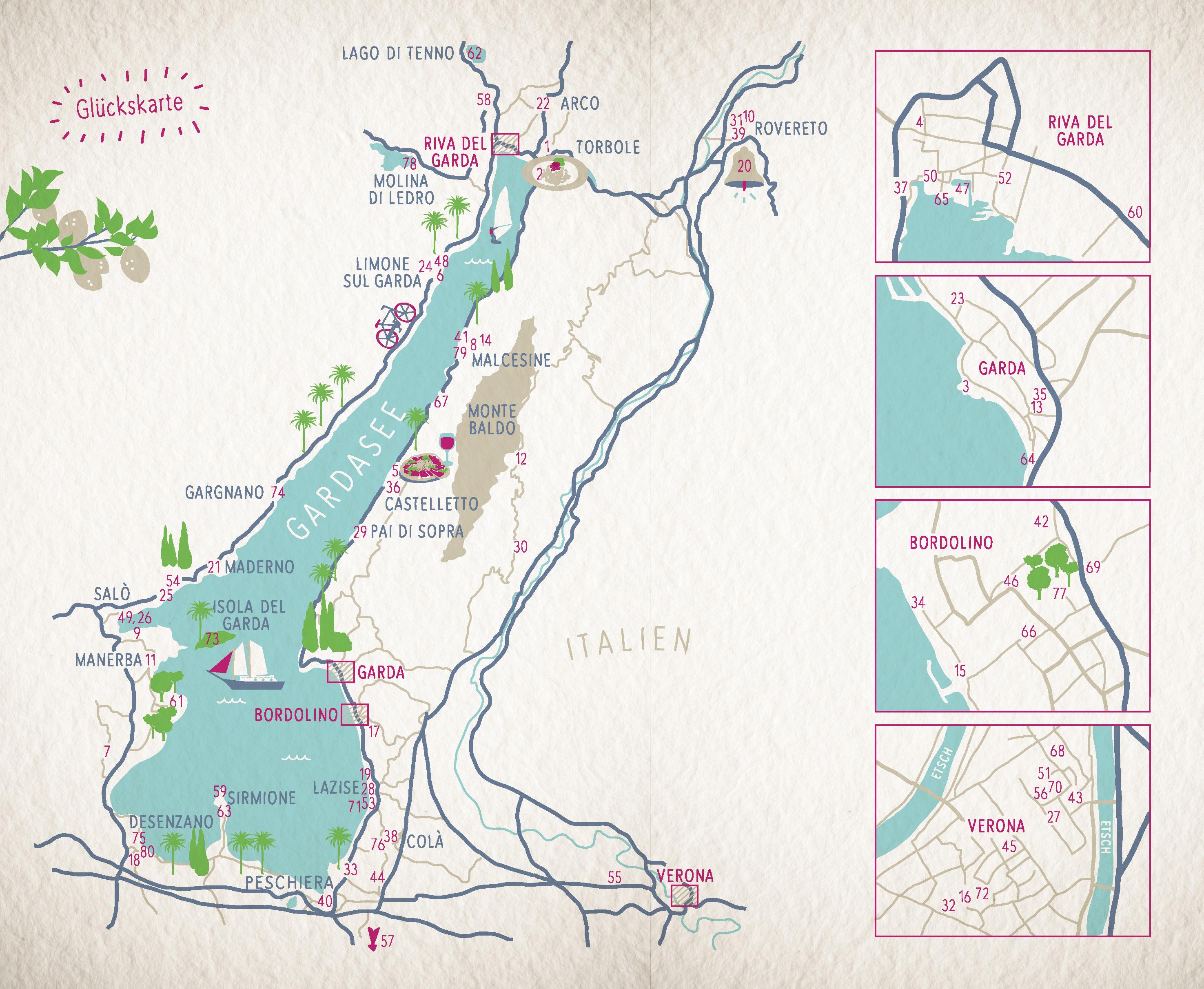Beispielinhalt (Bild) Glücksorte am Gardasee