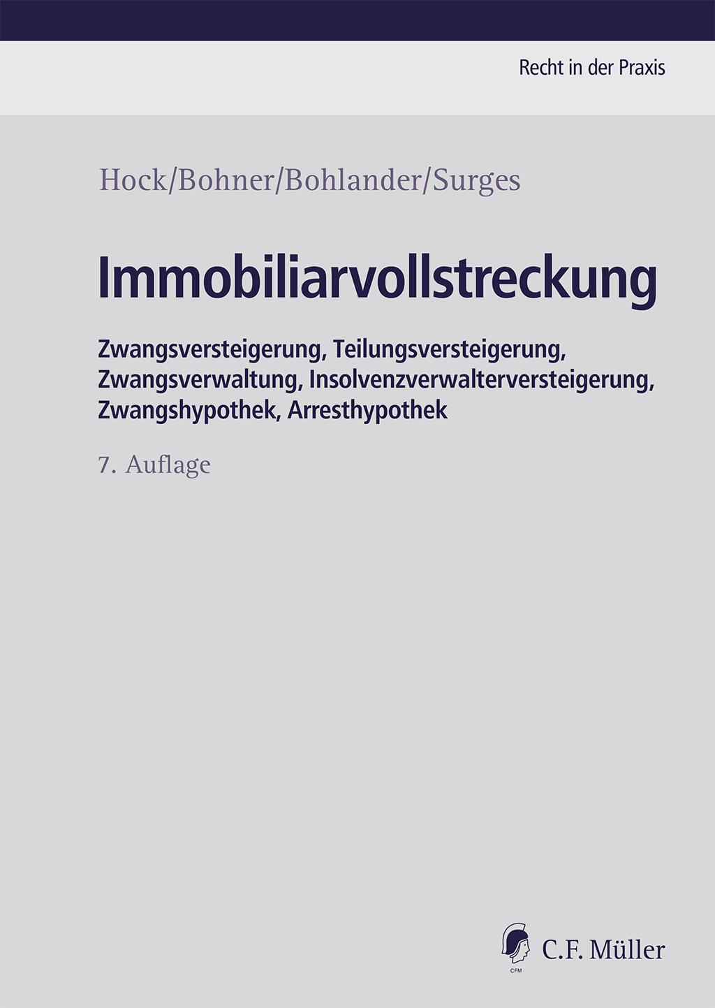 Vorderes Coverbild Immobiliarvollstreckung