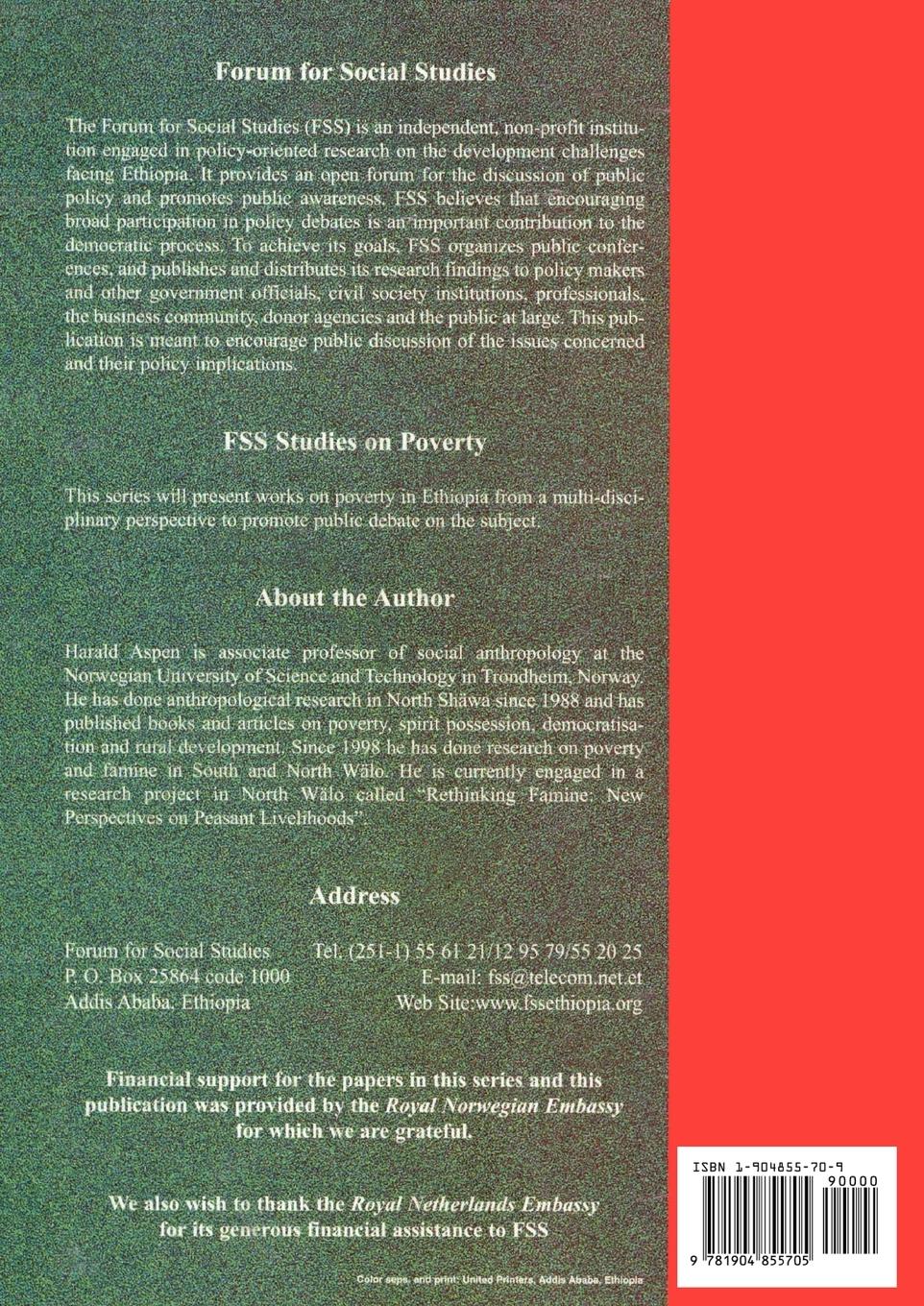 Rückseitencover Faces of Poverty