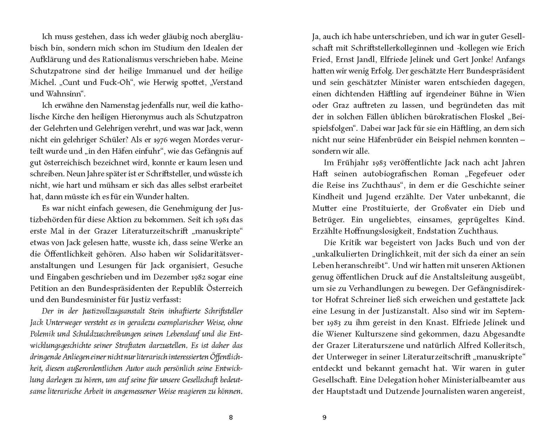 Beispielinhalt (Bild) Austrian Psycho Jack Unterweger