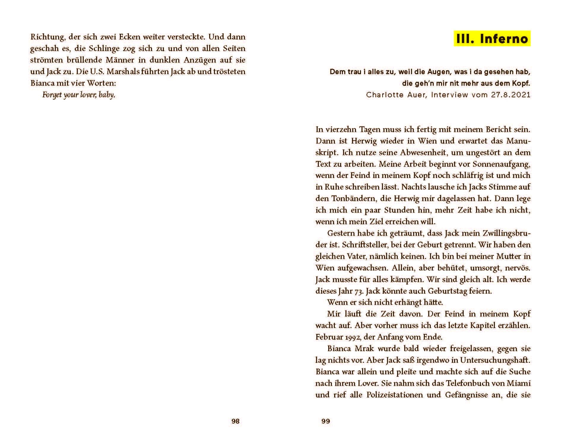 Beispielinhalt (Bild) Austrian Psycho Jack Unterweger