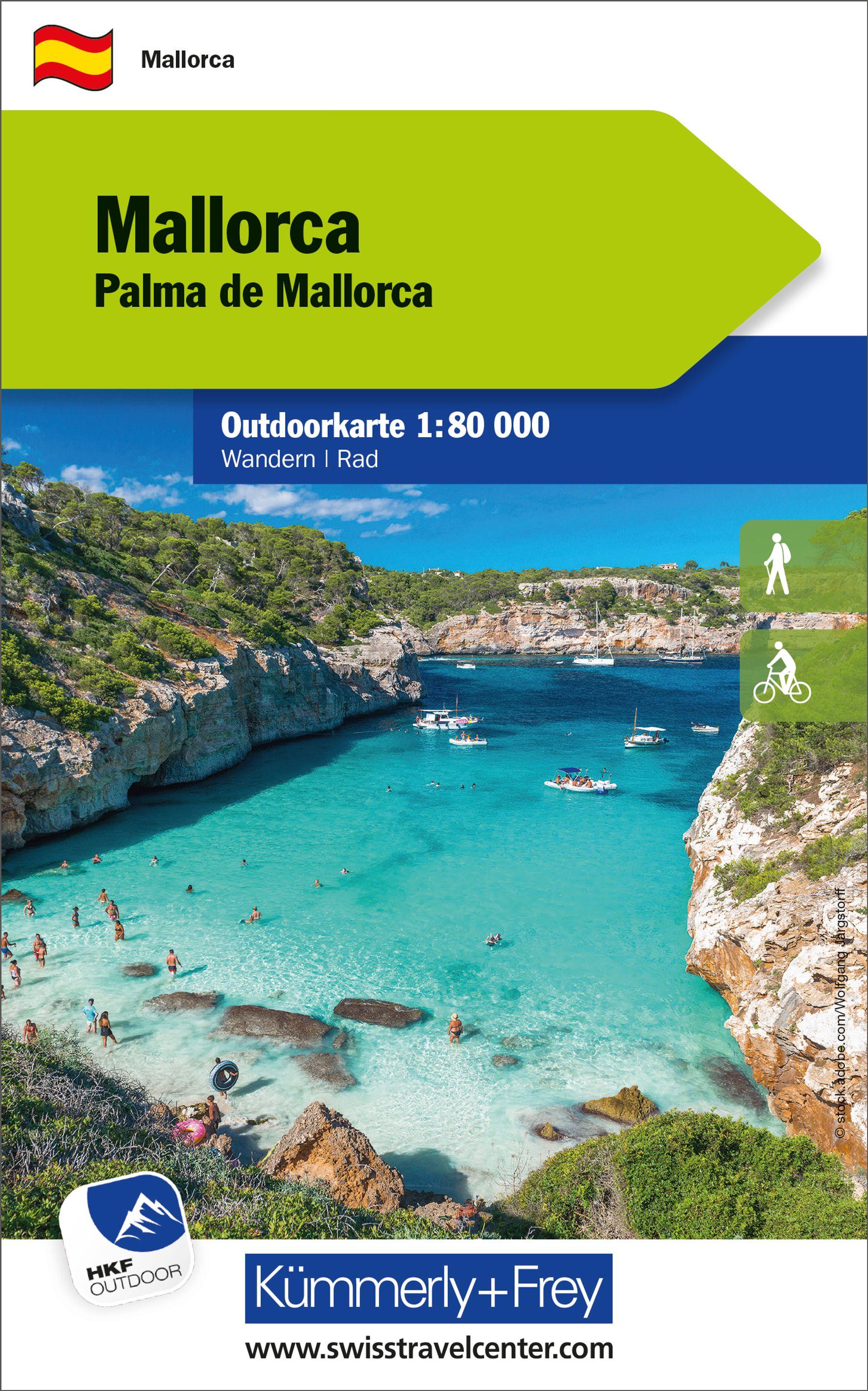 Vorderes Coverbild Kümmerly+Frey Outdoorkarte Mallorca 1:80.000