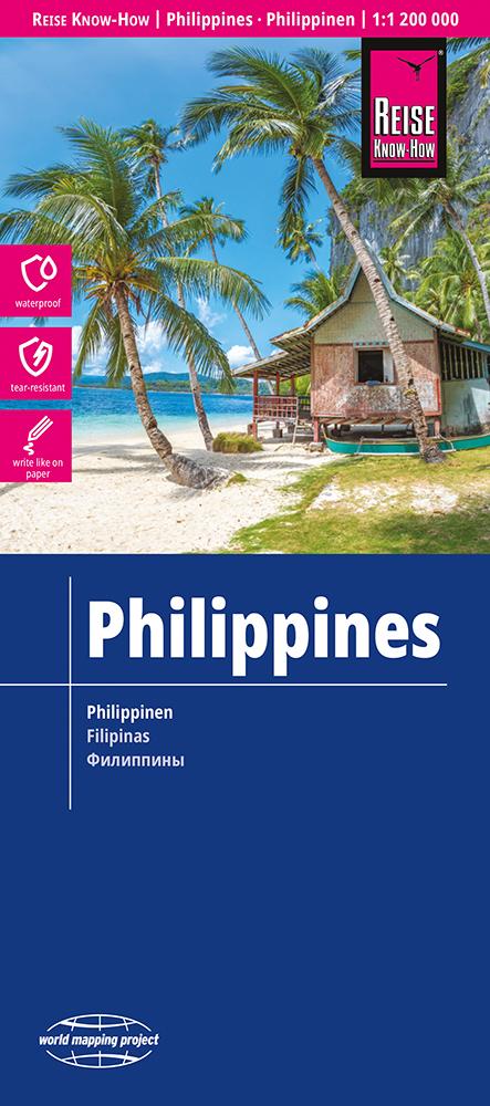 Vorderes Coverbild Reise Know-How Landkarte Philippinen / Philippines (1:1.200.000)