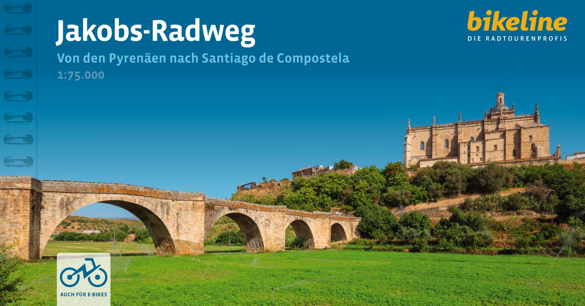 Vorderes Coverbild bikeline Radtourenbuch Jakobs-Radweg