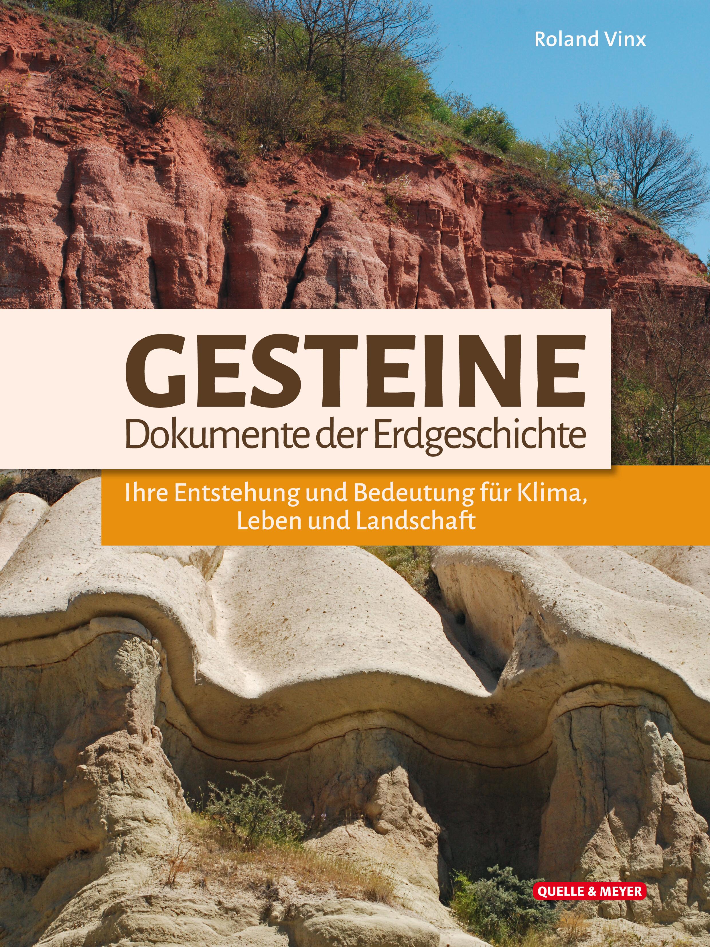 Vorderes Coverbild Gesteine - Dokumente der Erdgeschichte
