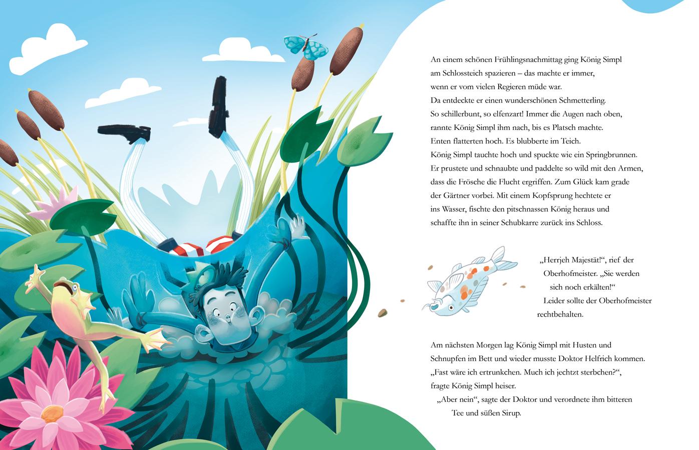 Beispielinhalt (Bild) Die fast ganz wahre Geschichte von König Simpl