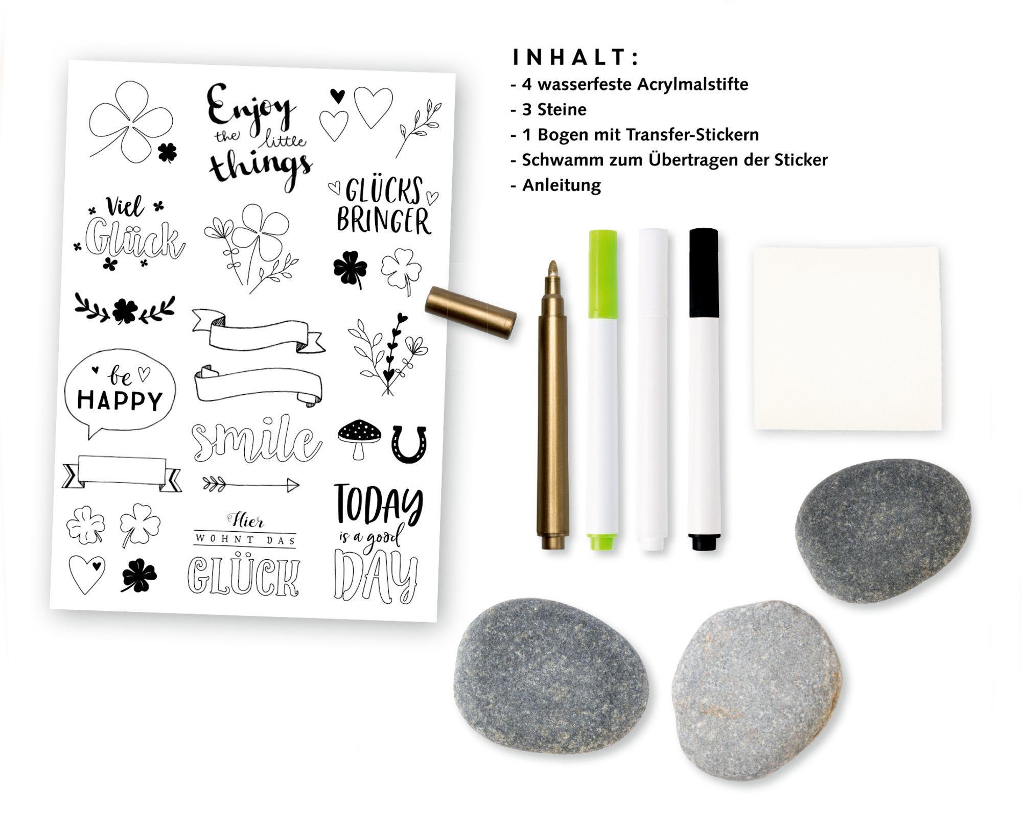 Beispielinhalt (Bild) Steine bemalen