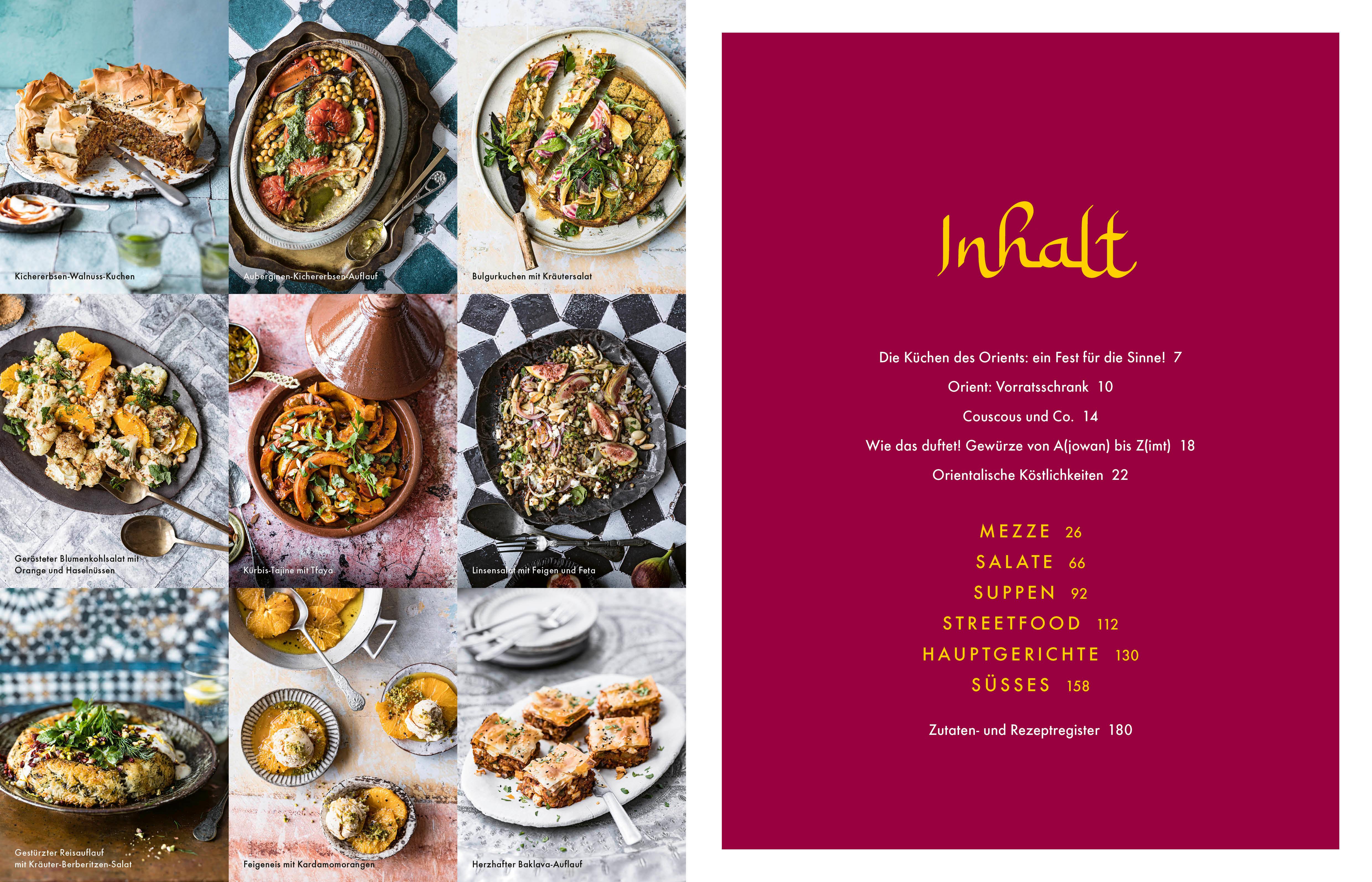 Beispielinhalt (Bild) Deftig vegan Orient