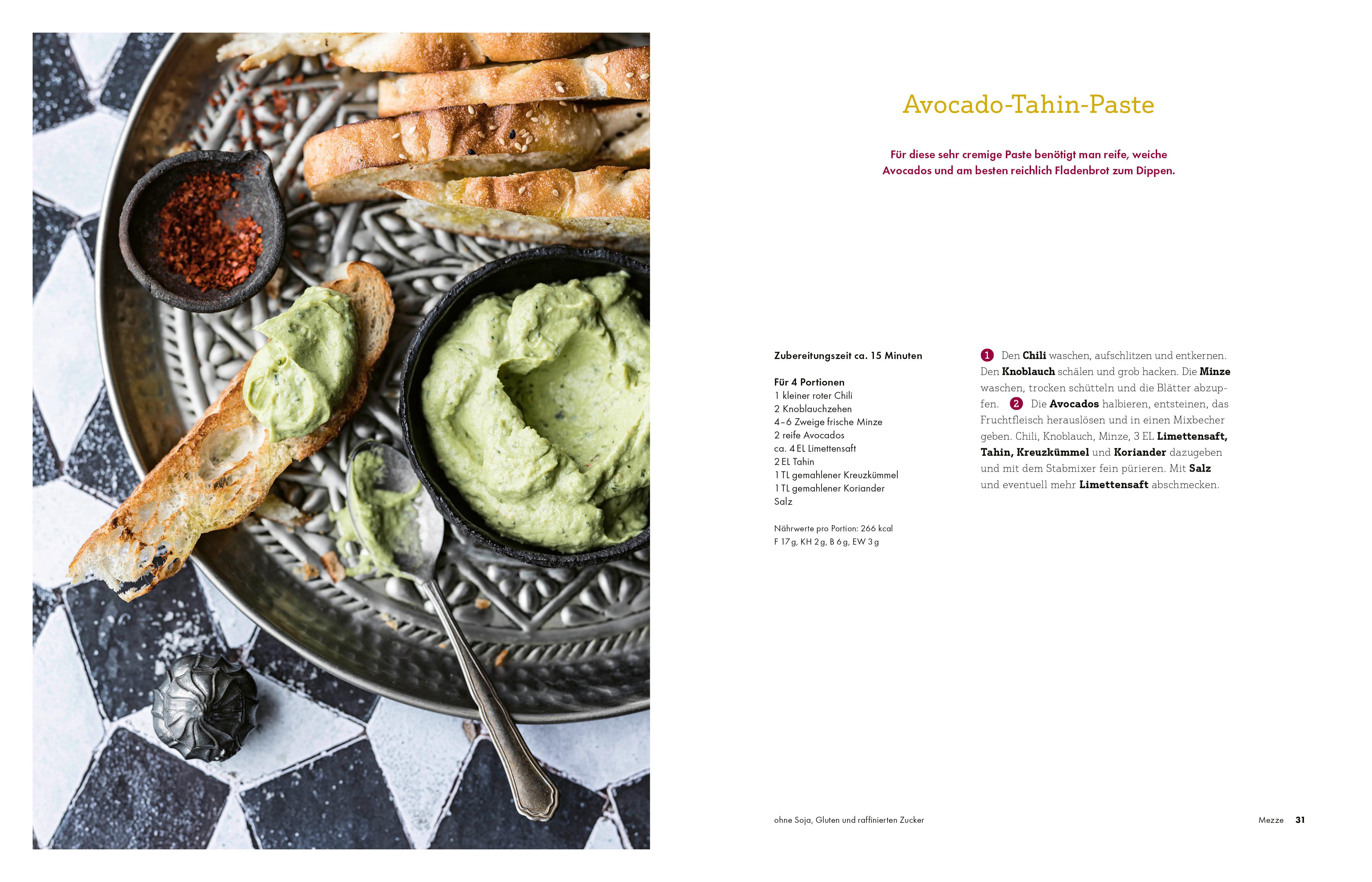 Beispielinhalt (Bild) Deftig vegan Orient