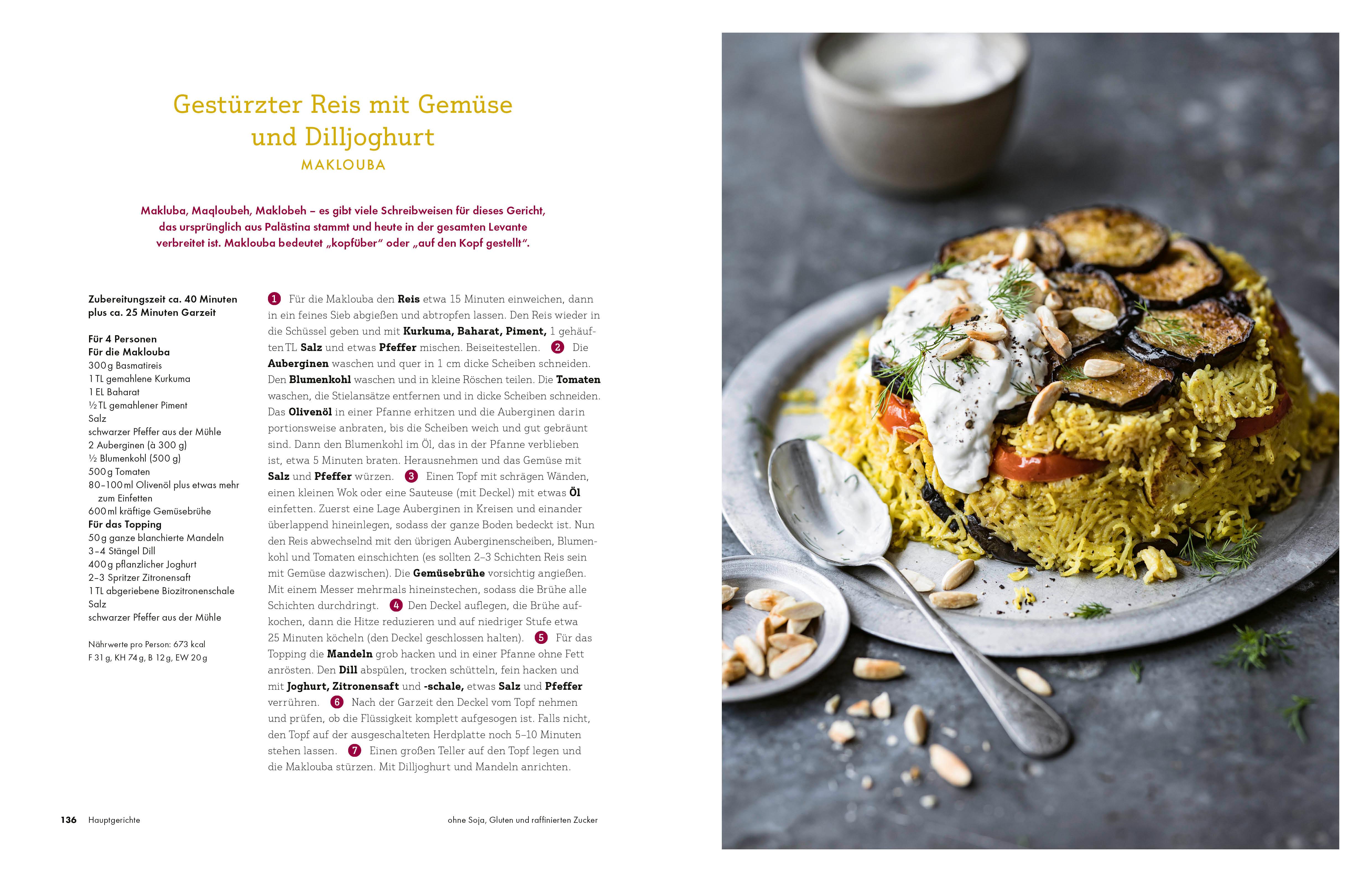 Beispielinhalt (Bild) Deftig vegan Orient