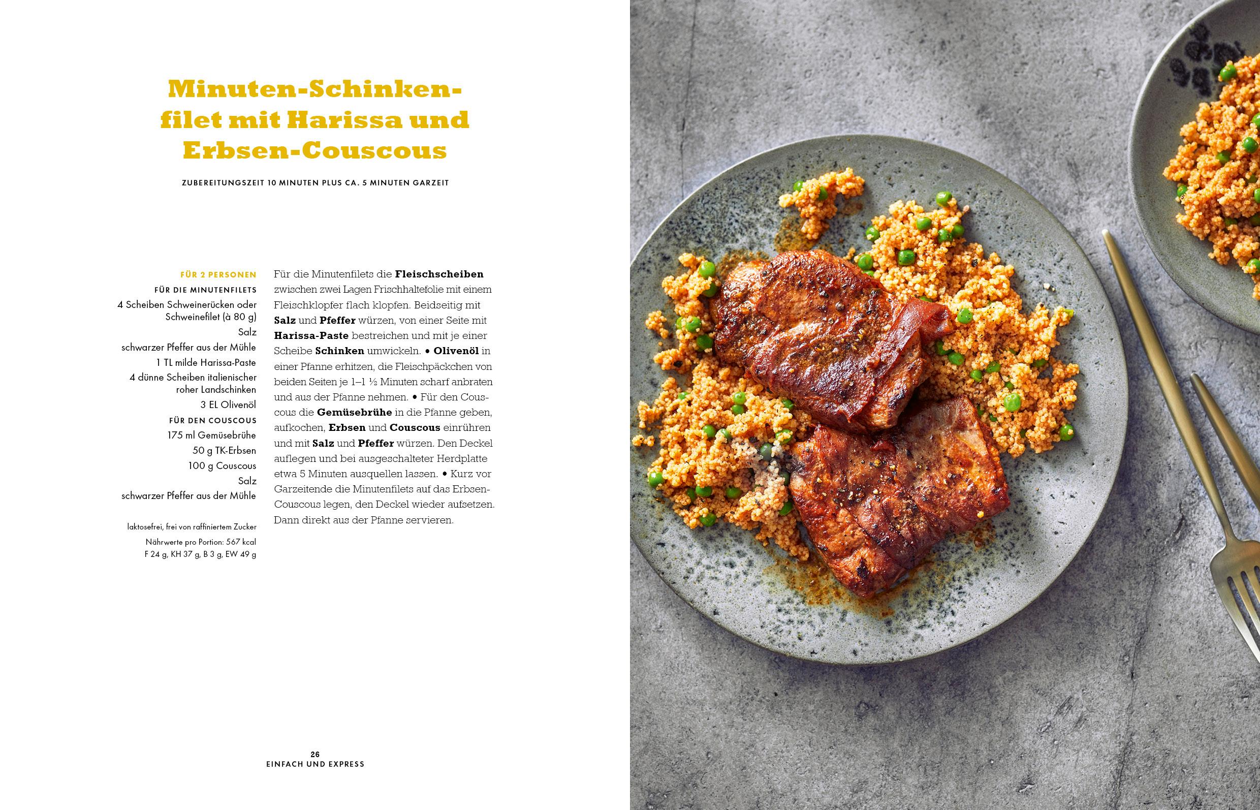 Beispielinhalt (Bild) Einfach in die Pfanne!