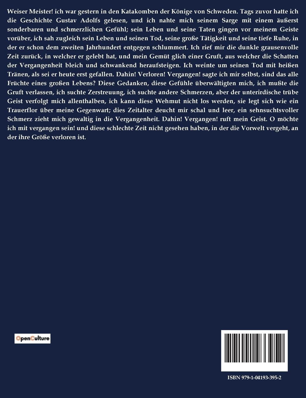 Rückseitencover Die Manen