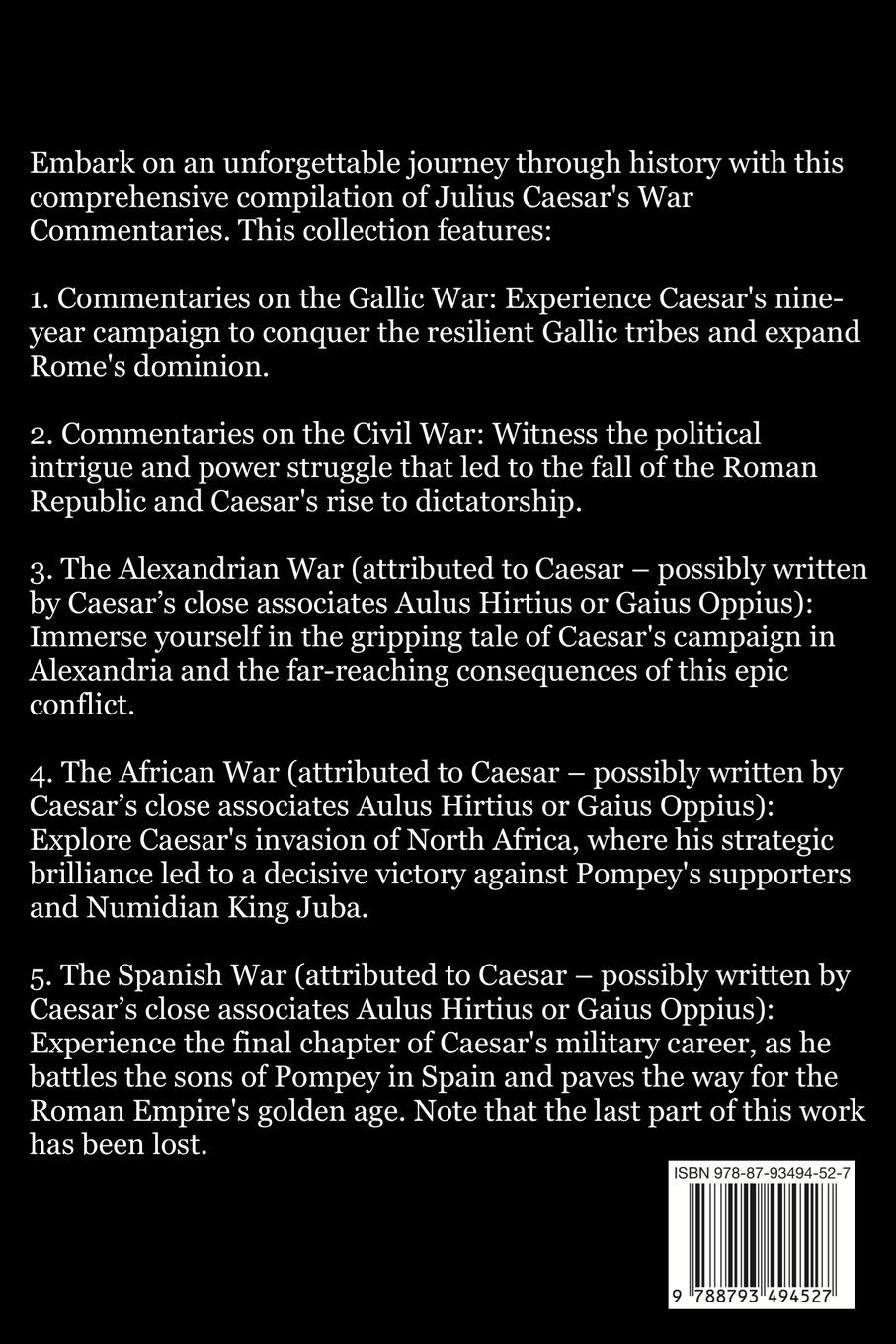 Rückseitencover The War Commentaries of Julius Caesar