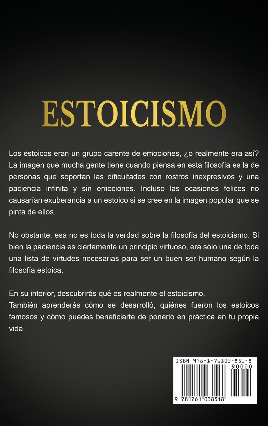 Rückseitencover Estoicismo