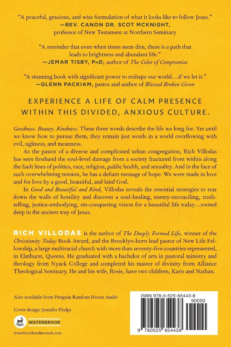 Rückseitencover Good and Beautiful and Kind